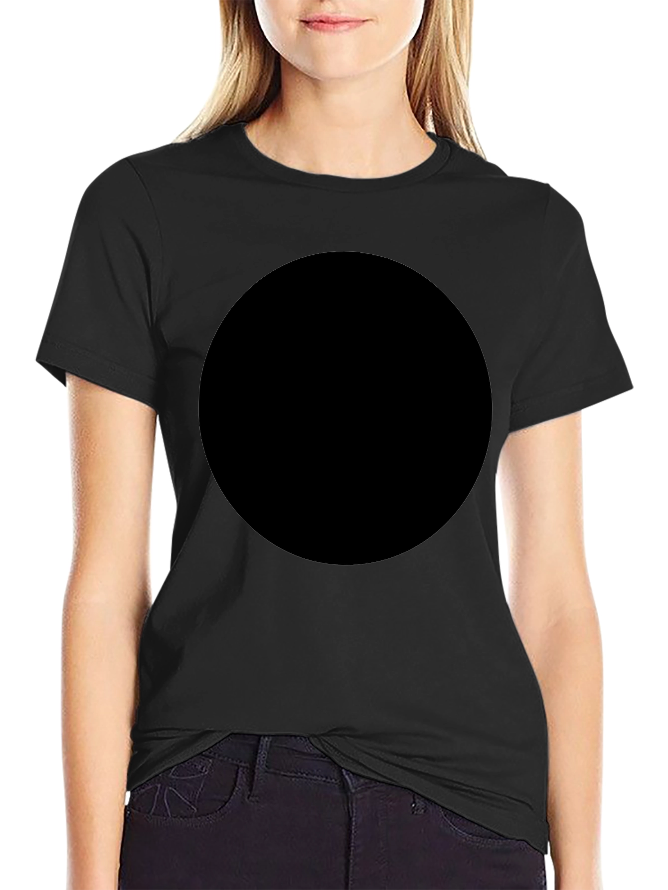 Basic Black Crew Neck T-Shirt - Everyday Comfort