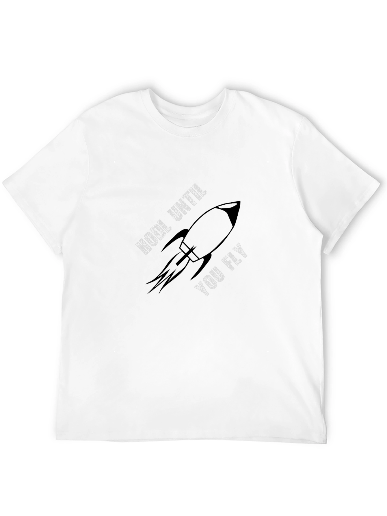 HODL Until You Fly Rocket Graphic T-Shirt