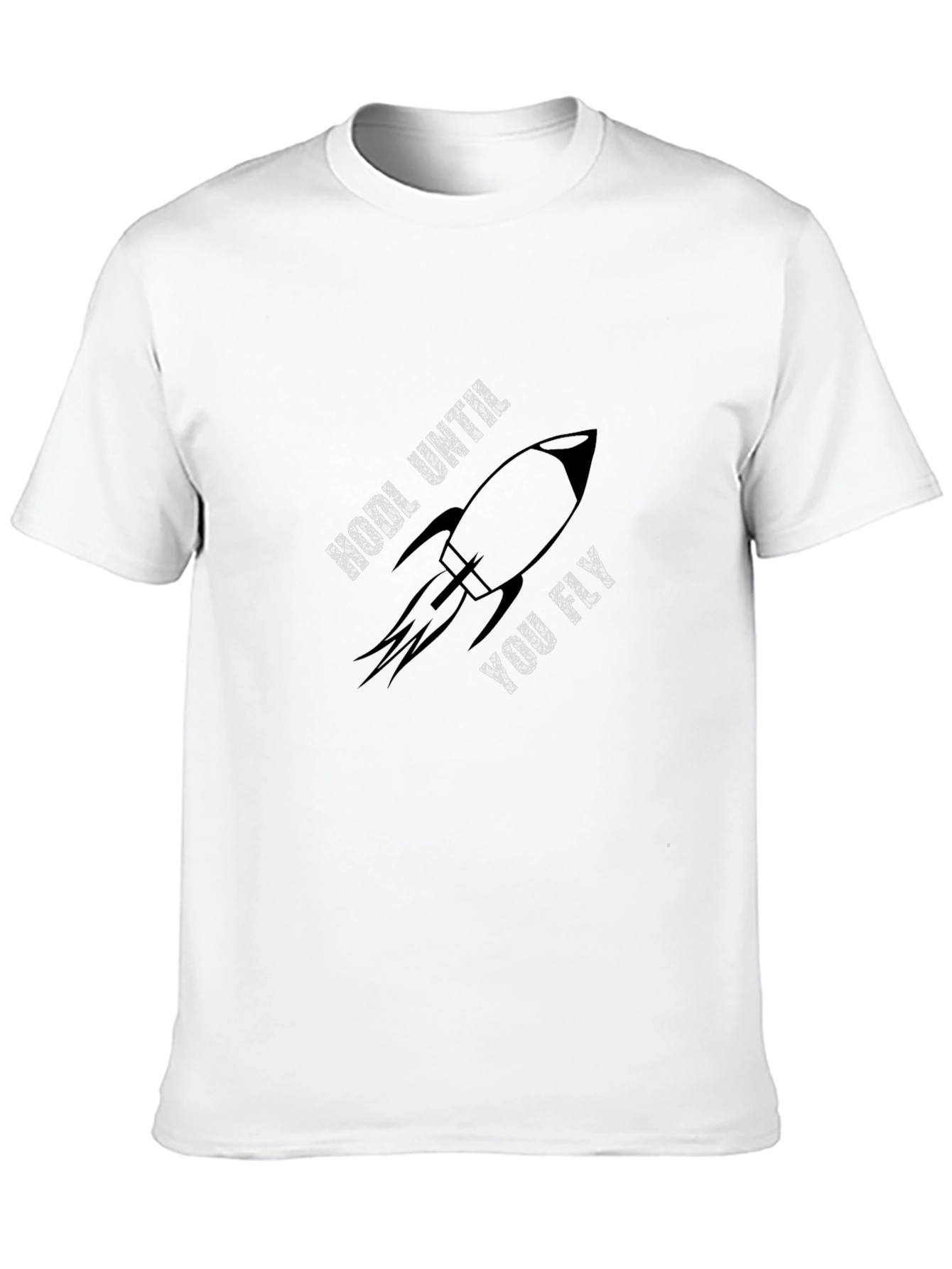 HODL Until You Fly Rocket Graphic T-Shirt