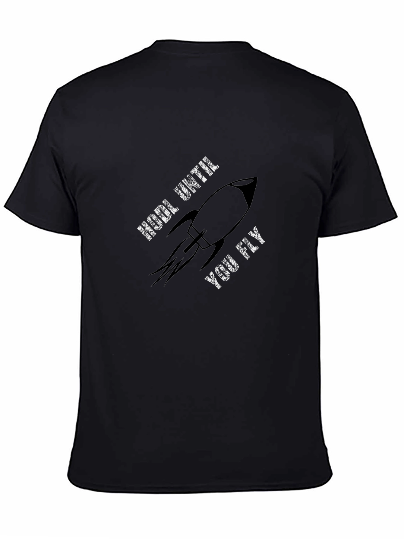 HODL Until You Fly Rocket Graphic T-Shirt