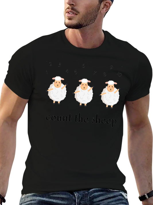 Count the Sheep Graphic T-Shirt