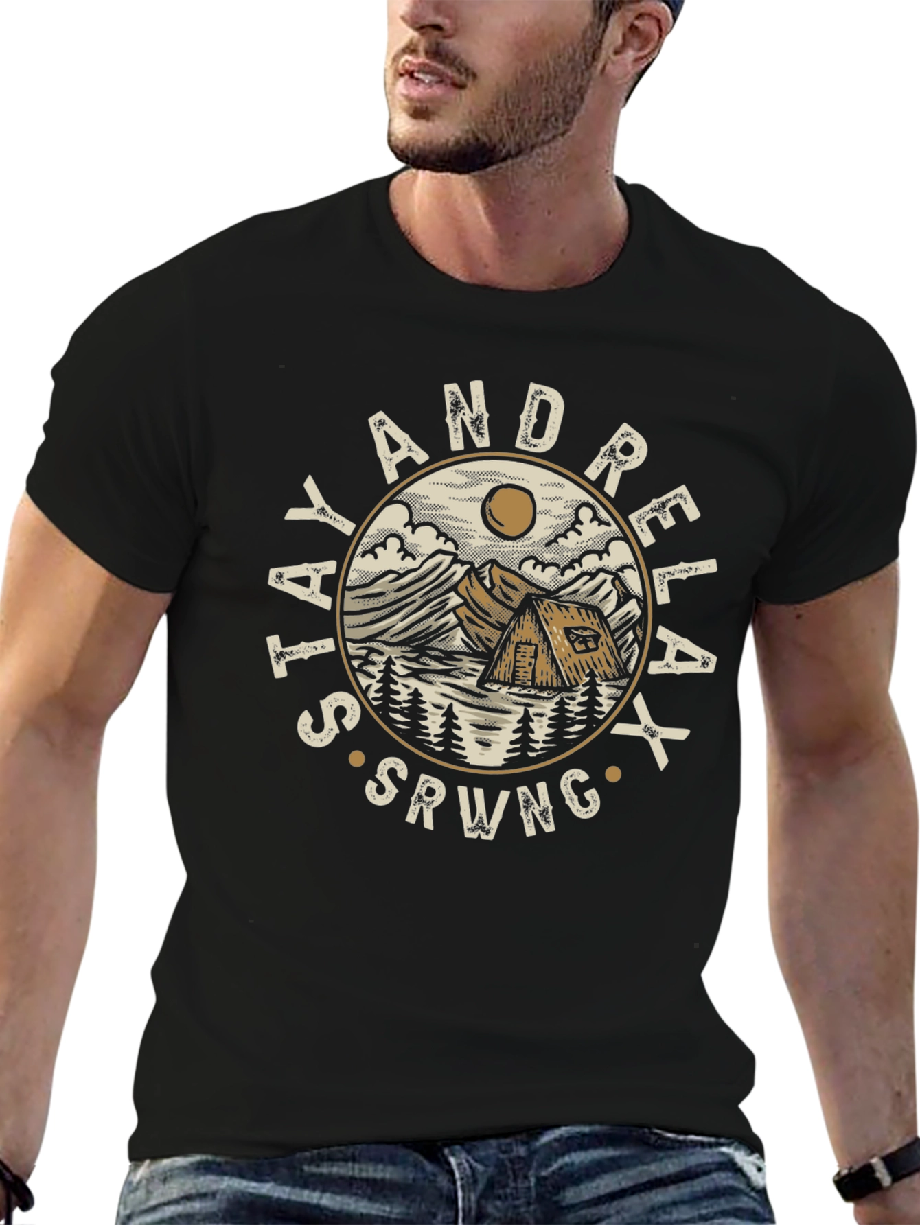 Stay and Relax Camping T-Shirt