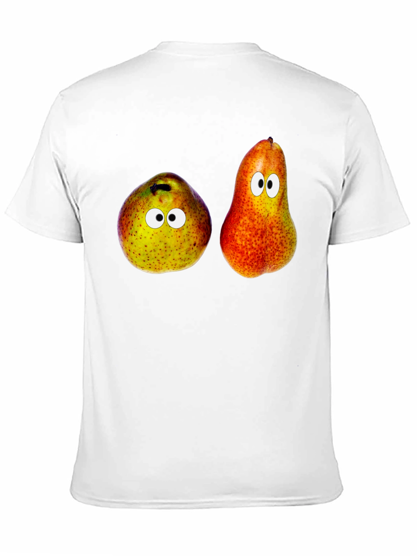 Funny Pear Googly Eyes Graphic Tee - Unisex