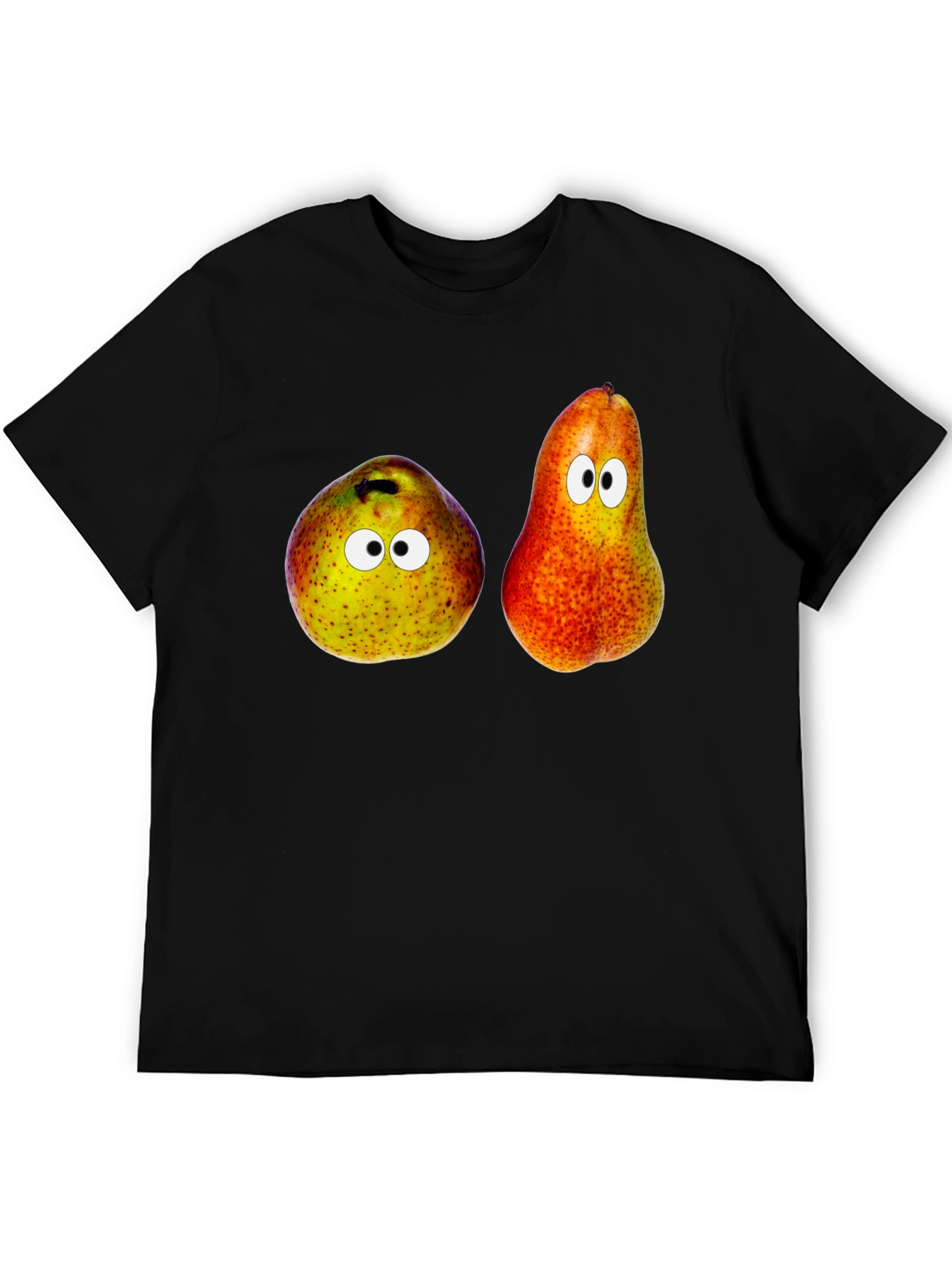 Funny Pear Googly Eyes Graphic Tee - Unisex