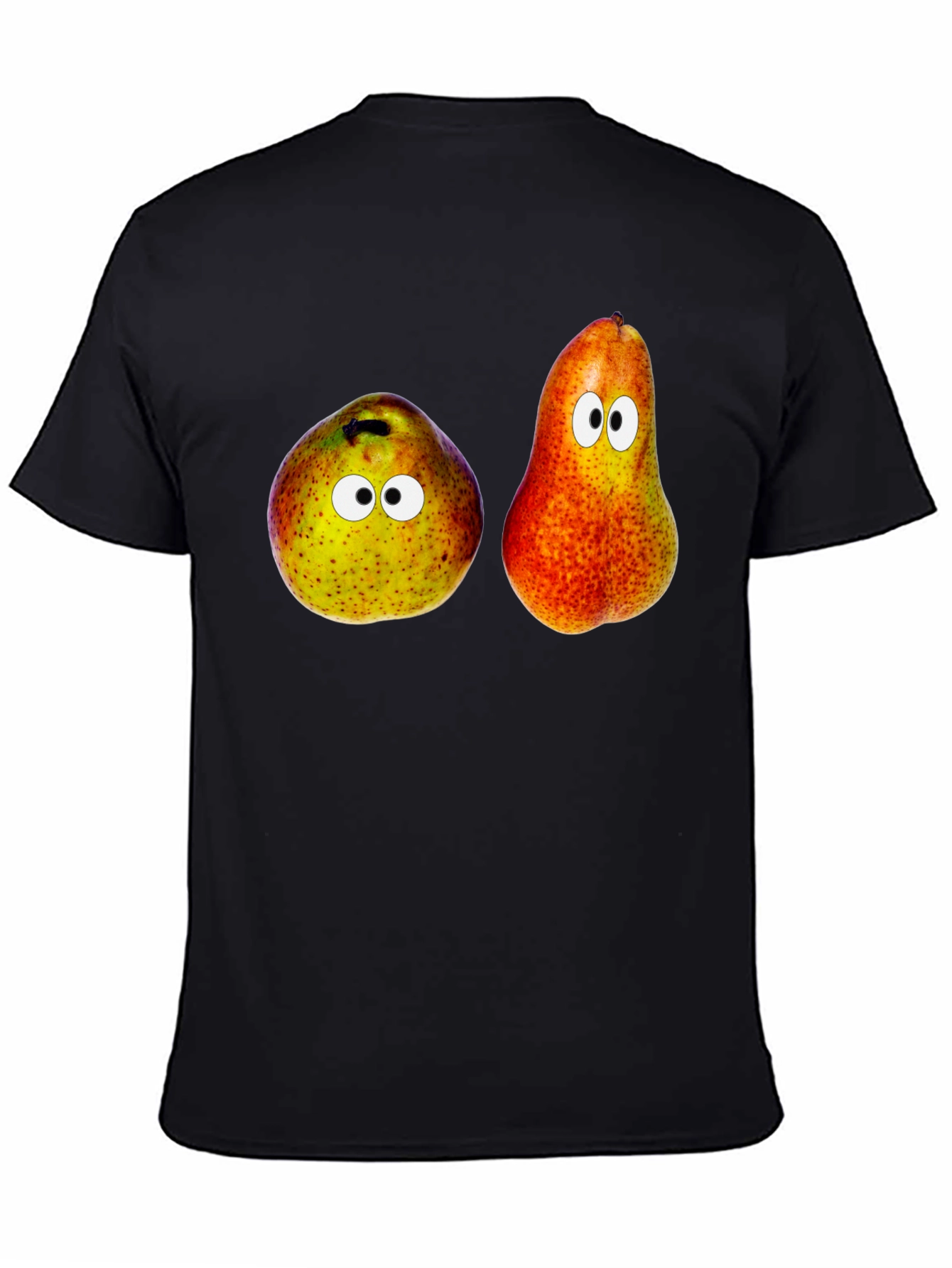 Funny Pear Googly Eyes Graphic Tee - Unisex