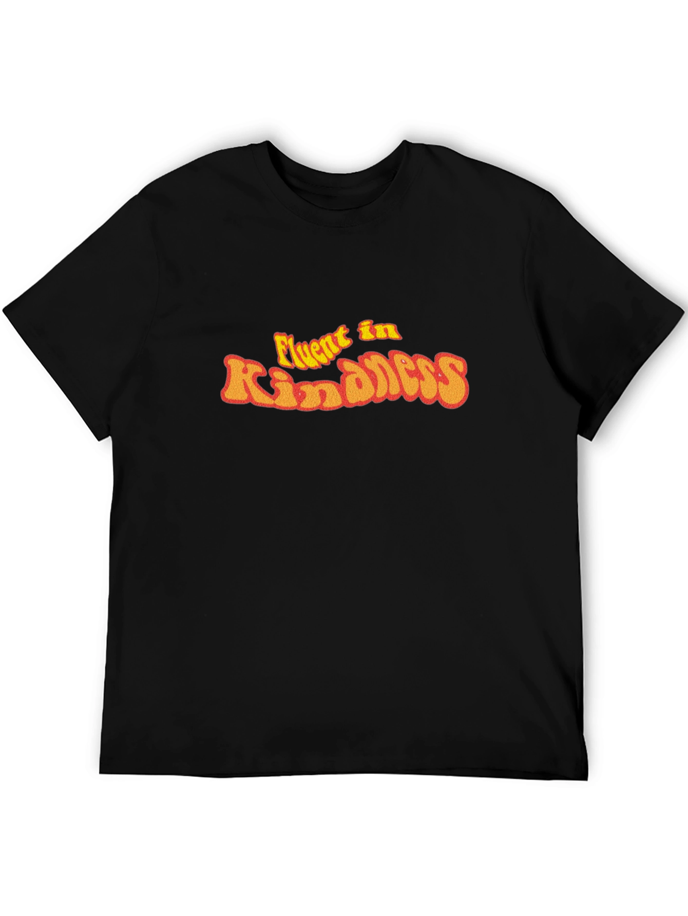 Fluent in Kindness Graphic T-Shirt - Positive Message Tee