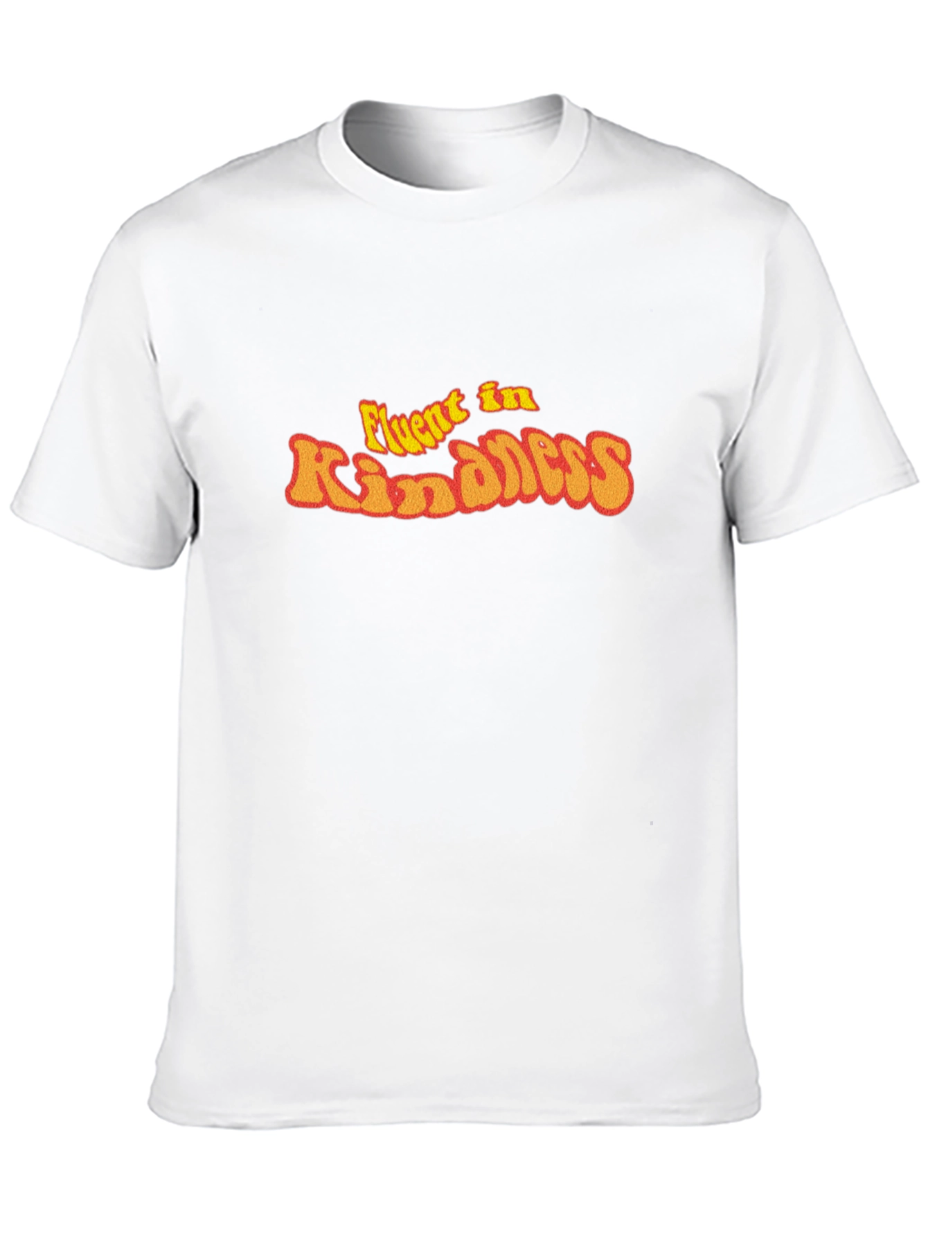 Fluent in Kindness Graphic T-Shirt - Positive Message Tee