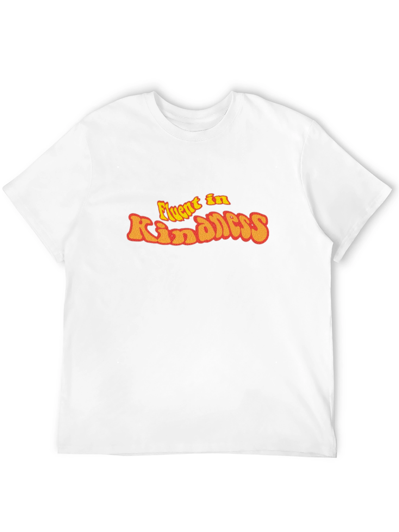 Fluent in Kindness Graphic T-Shirt - Positive Message Tee