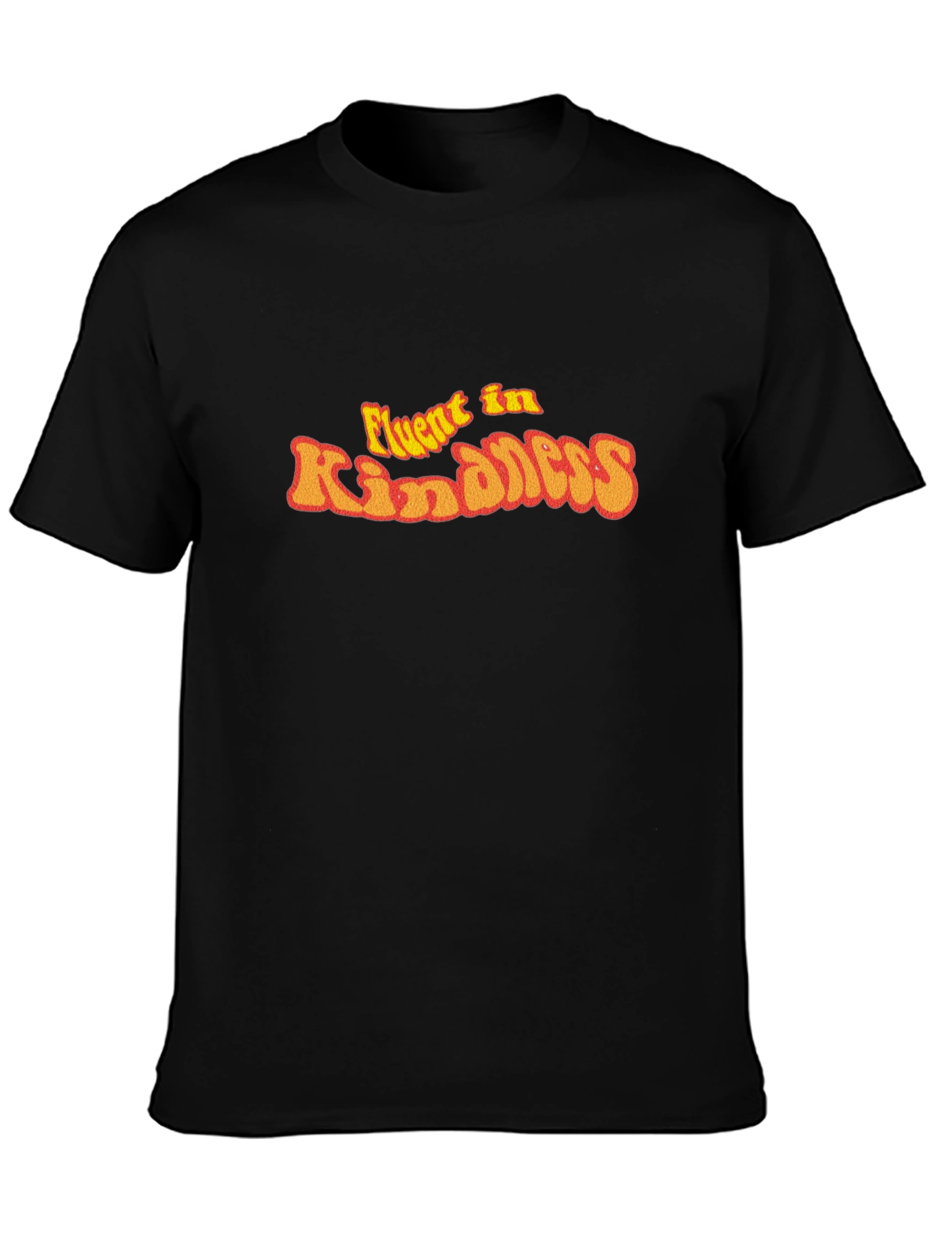 Fluent in Kindness Graphic T-Shirt - Positive Message Tee