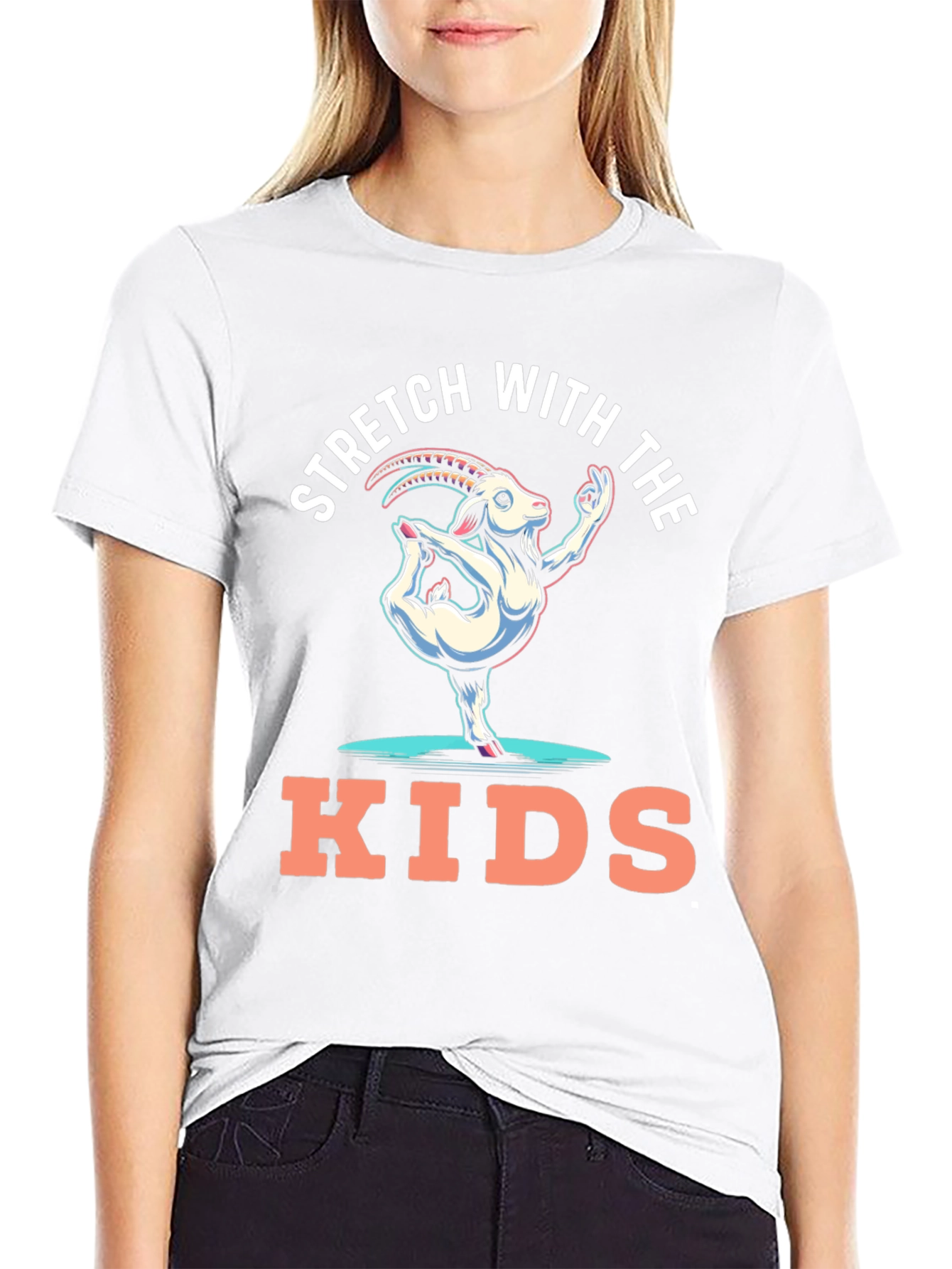 Stretch with the Kids Goat T-Shirt