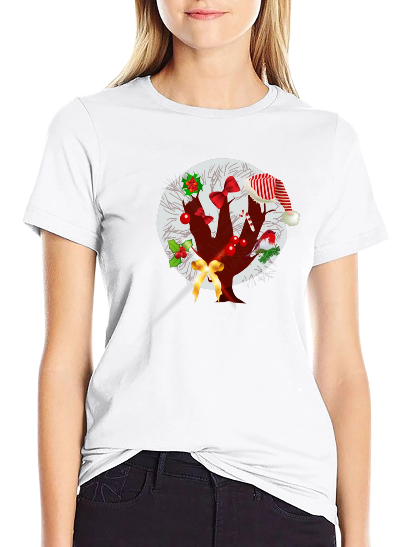 Christmas Tree T-Shirt Holiday Festive Graphic Tee