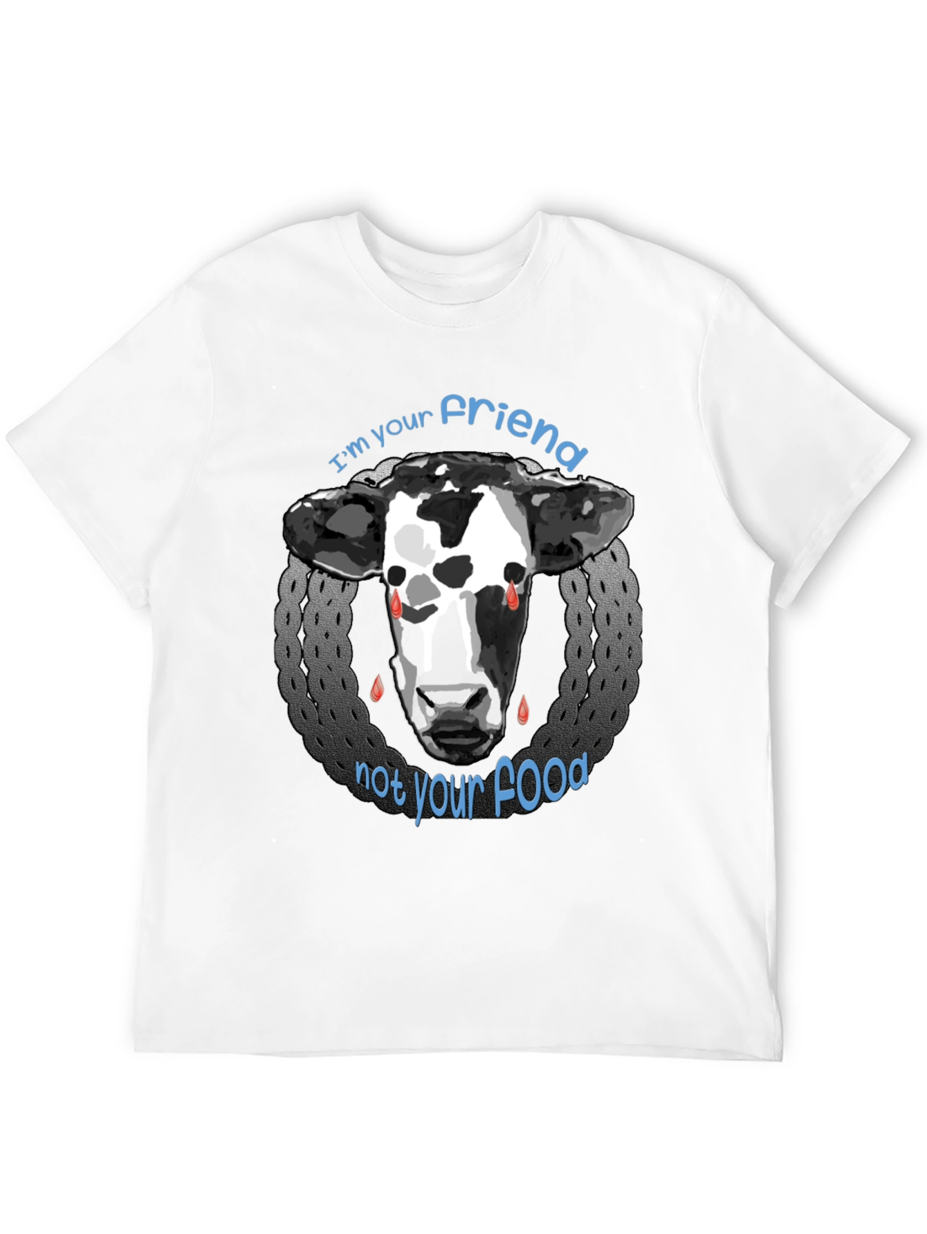 Vegan Friend Not Food Graphic Tee