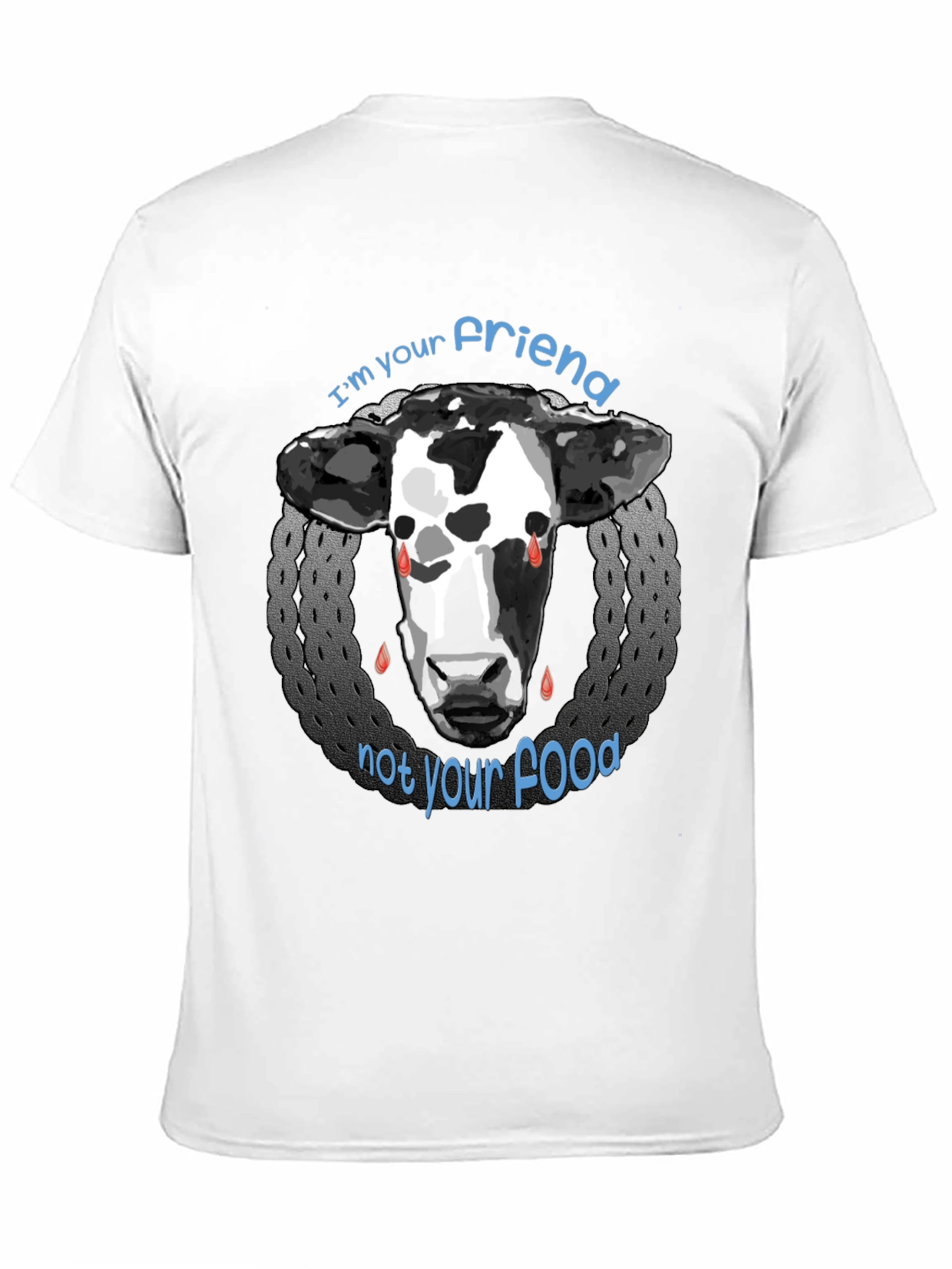 Vegan Friend Not Food Graphic Tee
