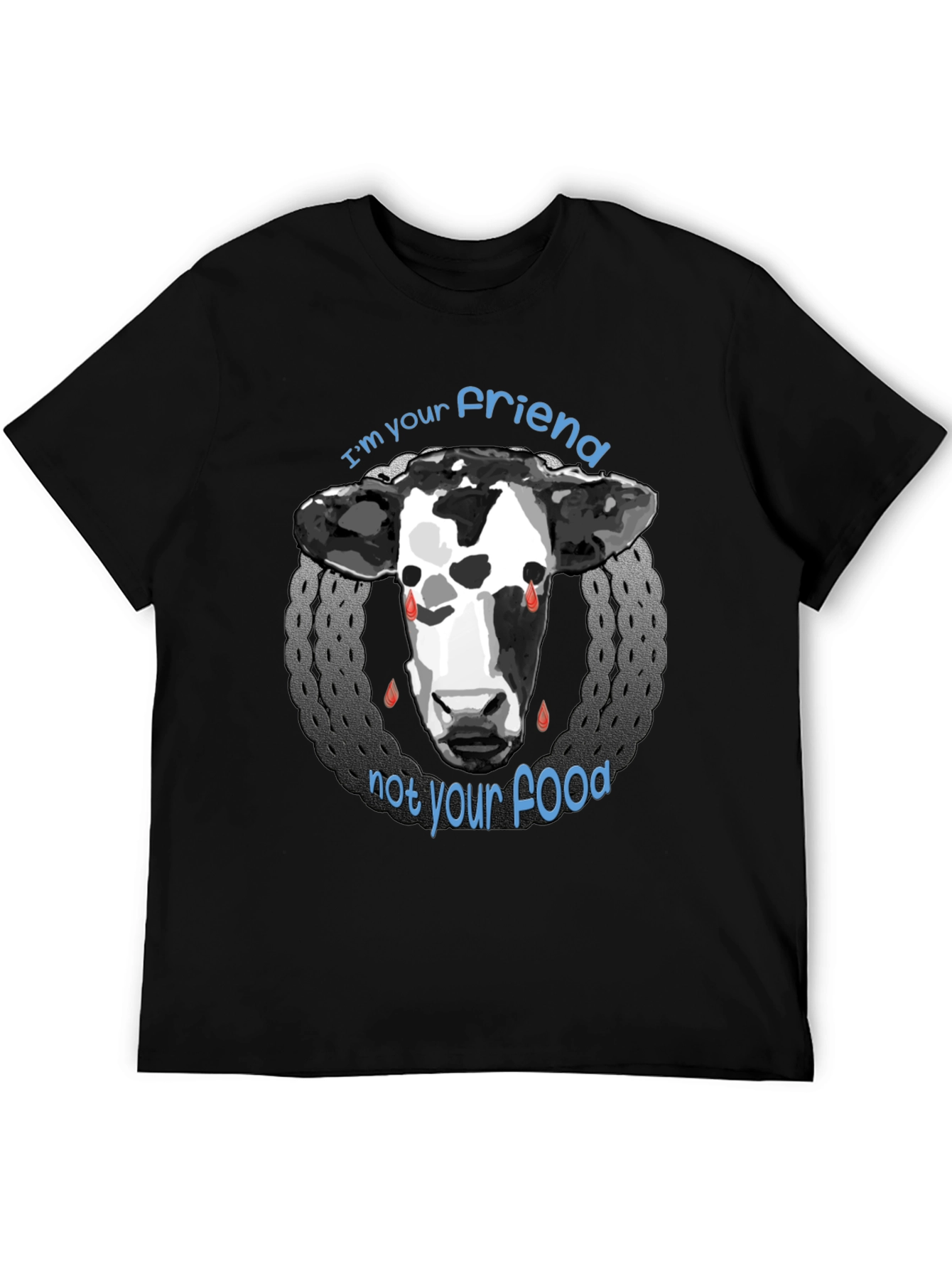 Vegan Friend Not Food Graphic Tee