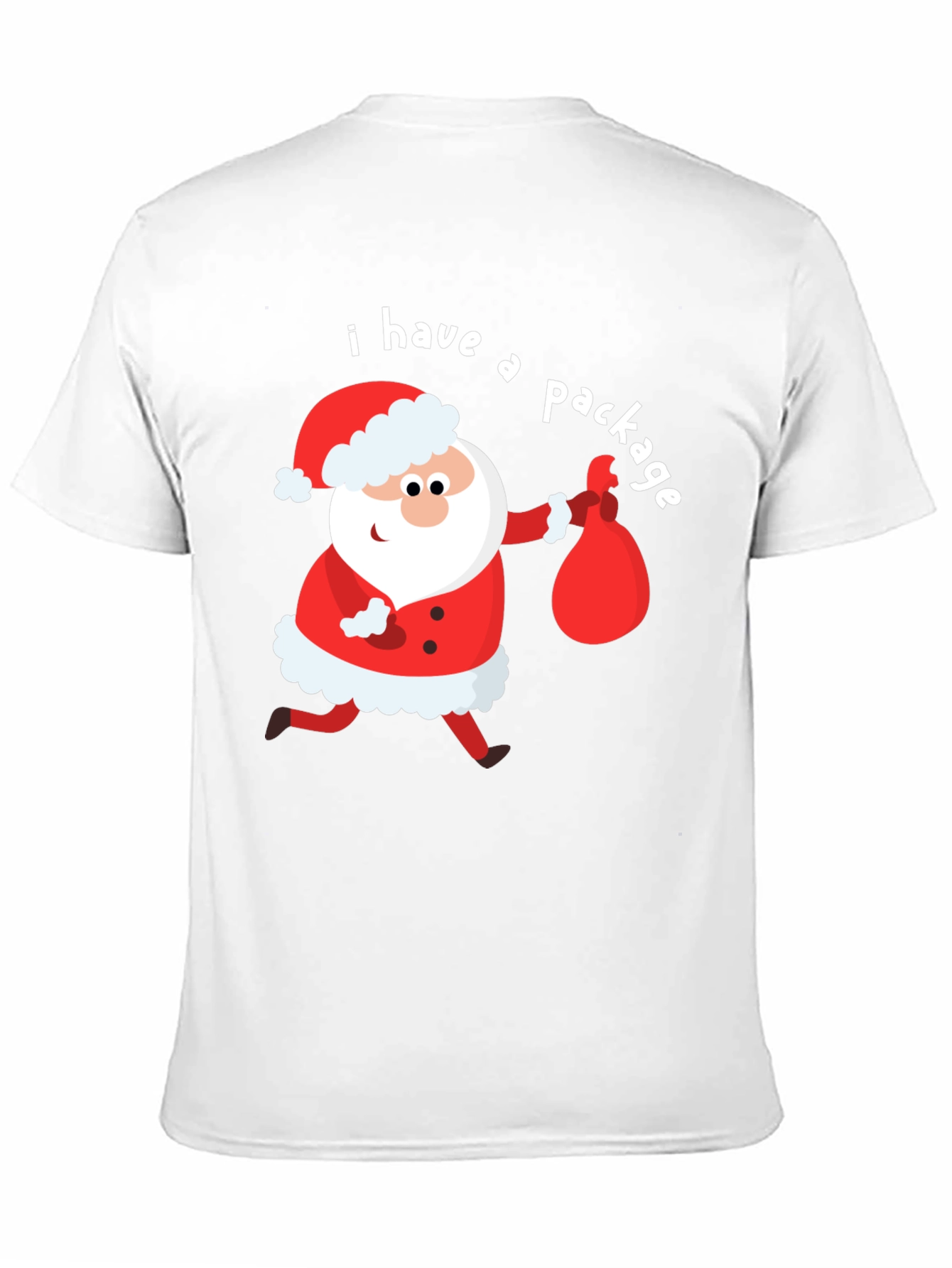 Funny Santa I Have a Package Holiday T-Shirt