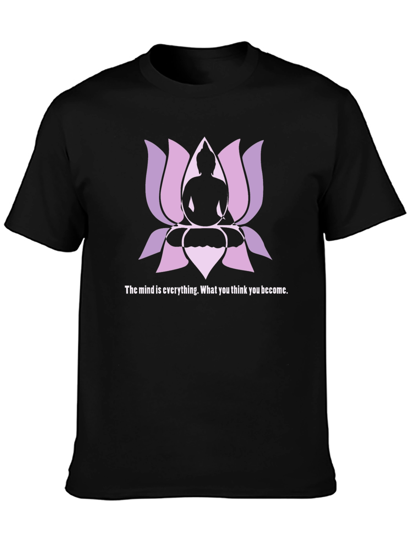 Buddha Lotus Graphic Tee - The Mind is Everything