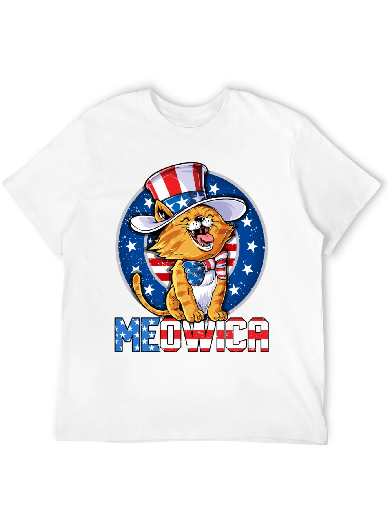 Meowica Patriotic Cat T-Shirt