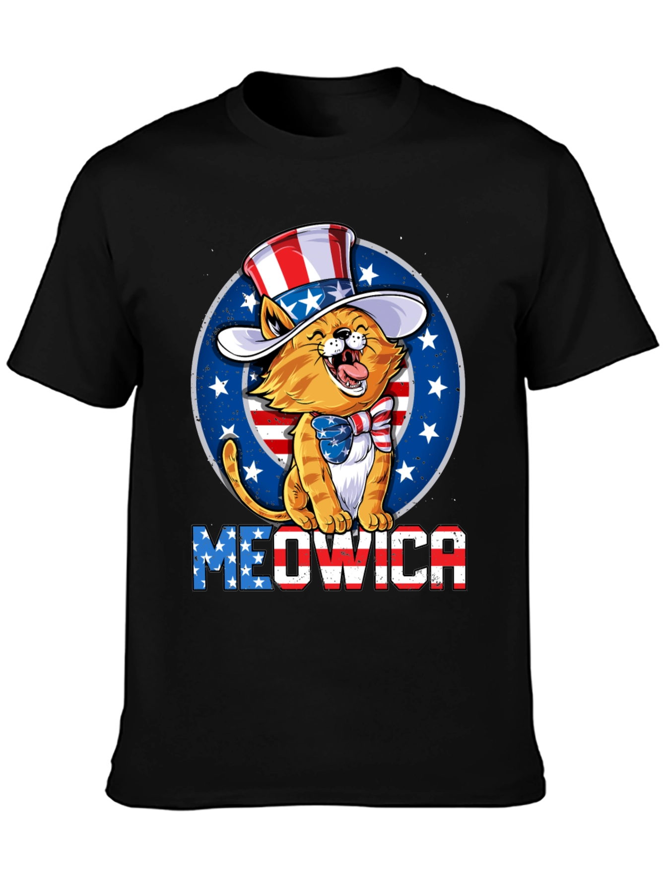 Meowica Patriotic Cat T-Shirt