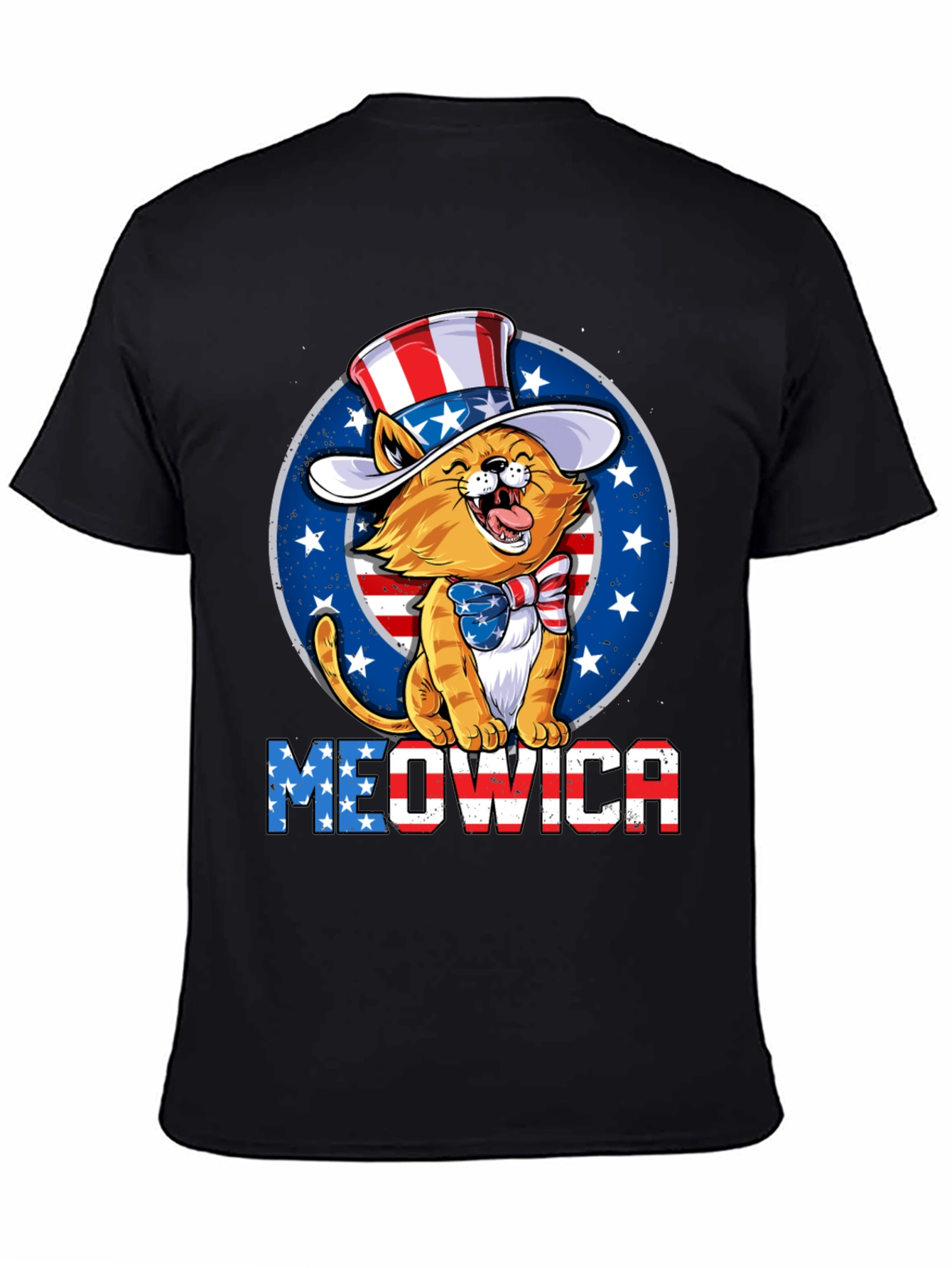 Meowica Patriotic Cat T-Shirt