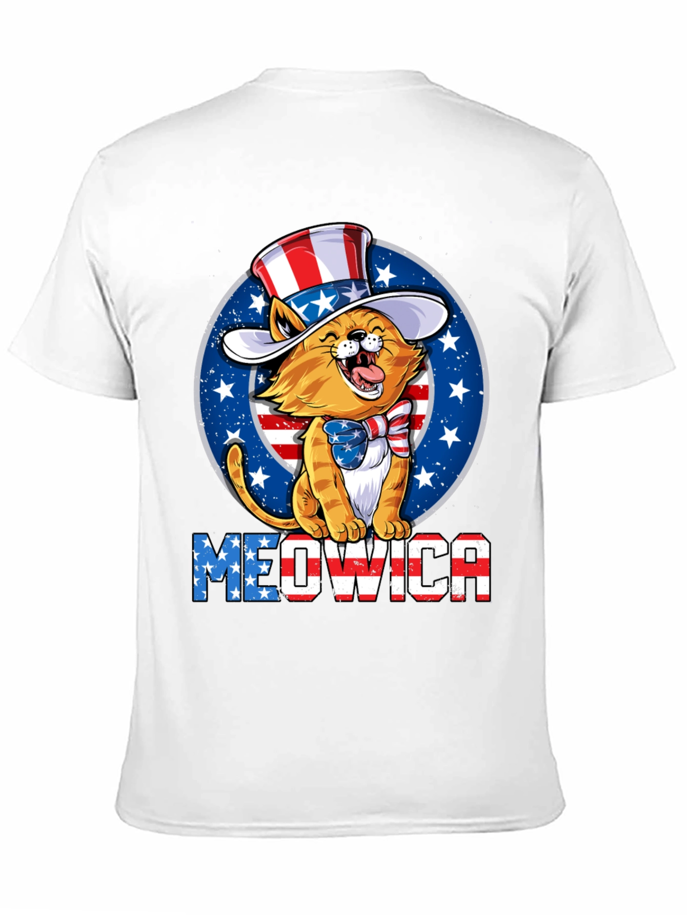 Meowica Patriotic Cat T-Shirt