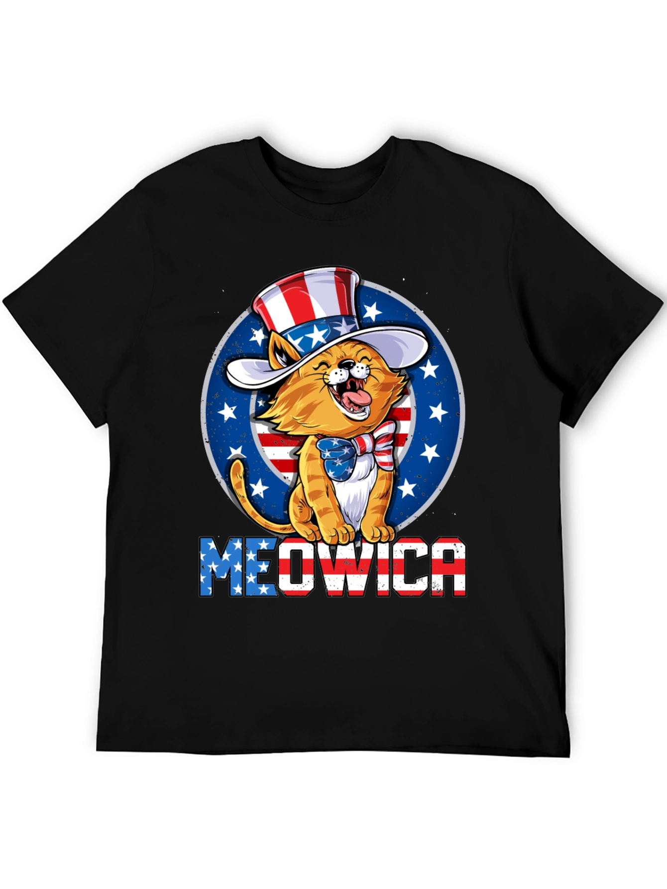 Meowica Patriotic Cat T-Shirt