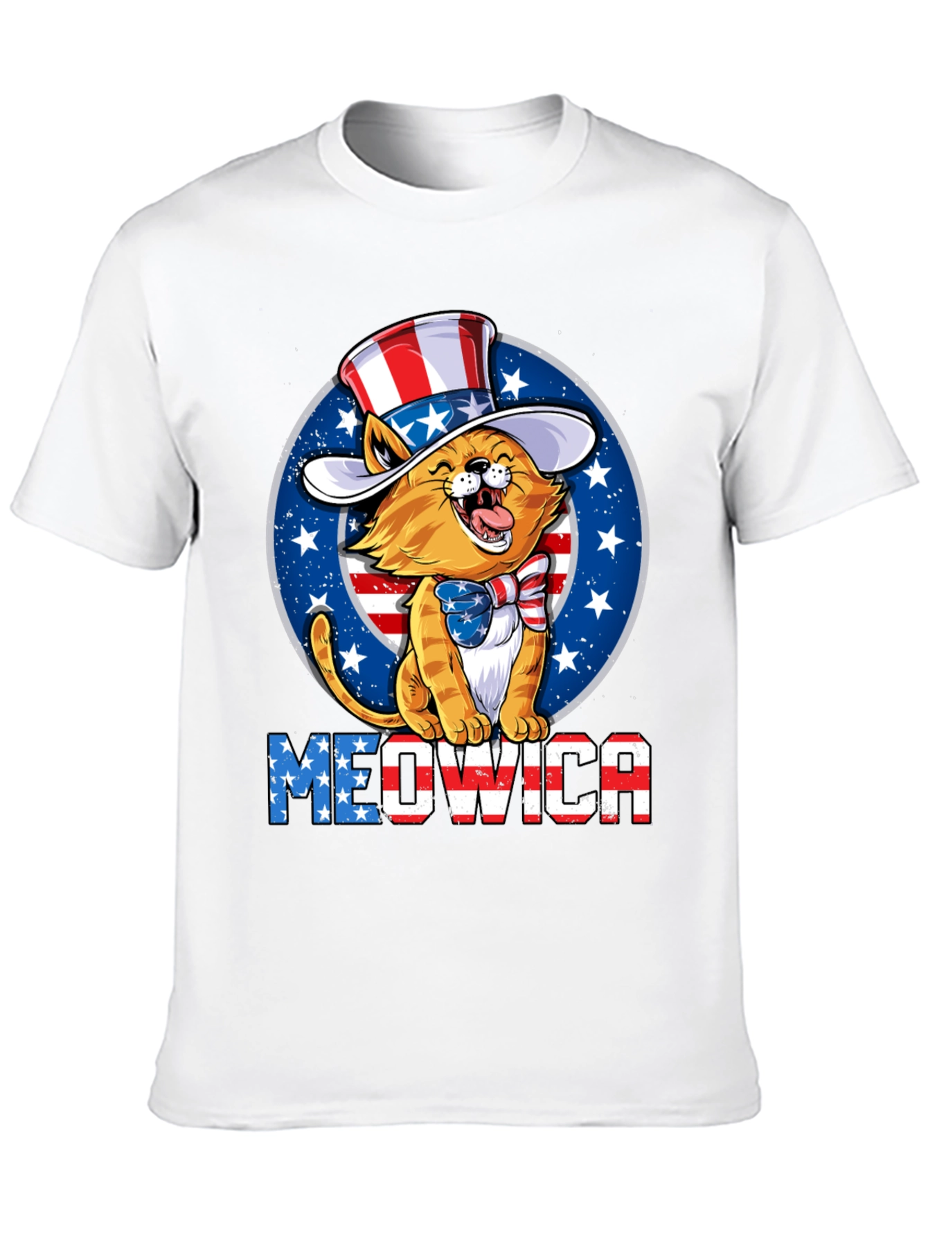 Meowica Patriotic Cat T-Shirt