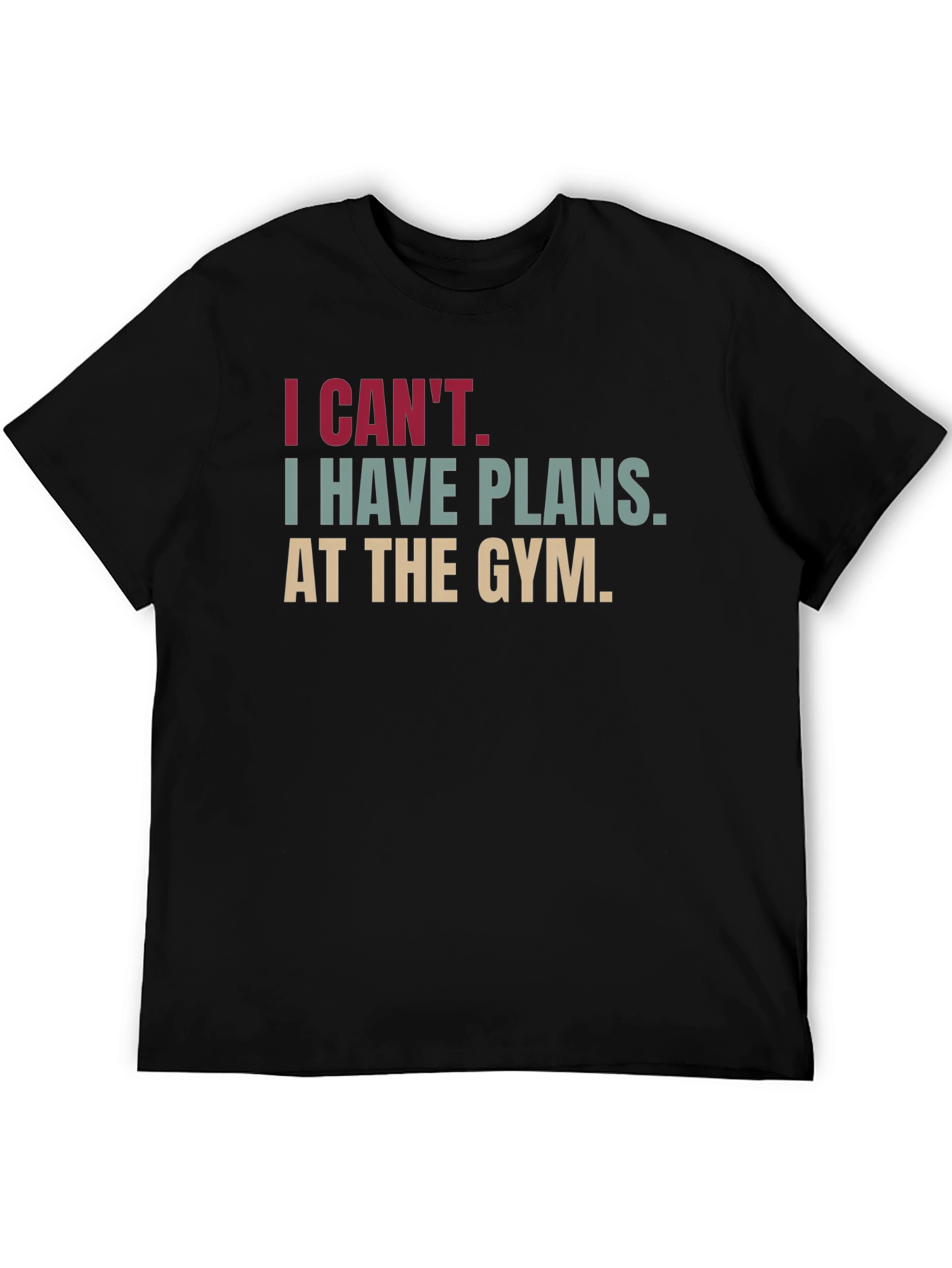 Gym Plans T-Shirt - Workout Motivation Tee