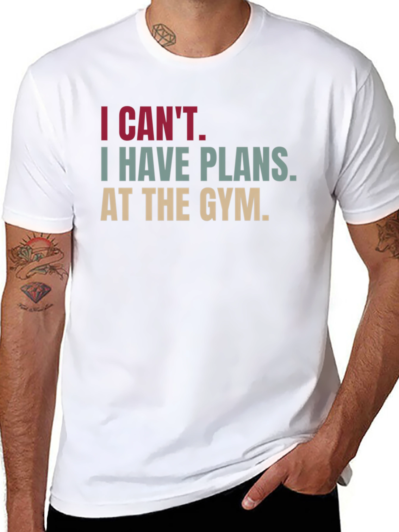 Gym Plans T-Shirt - Workout Motivation Tee