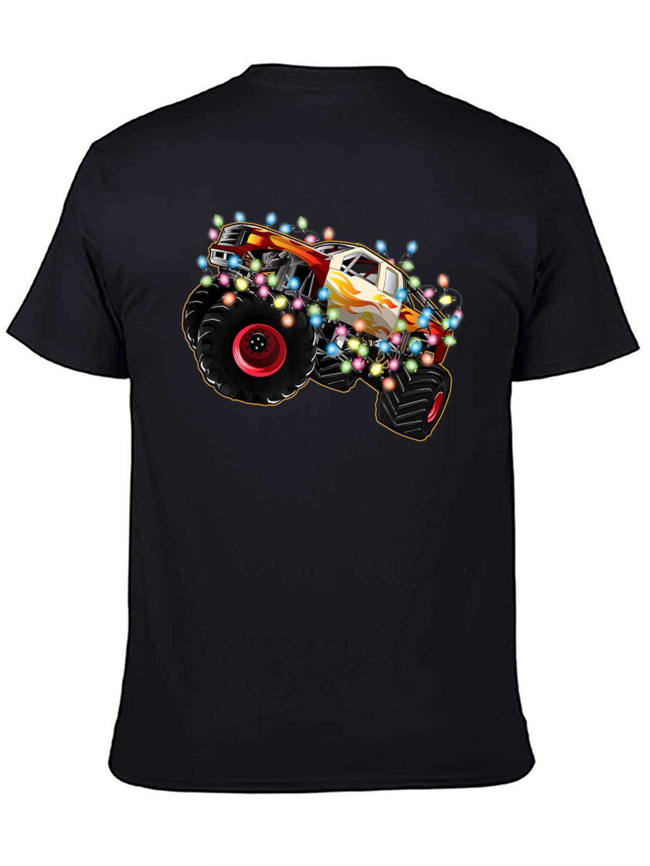 Monster Truck Christmas Lights T-Shirt