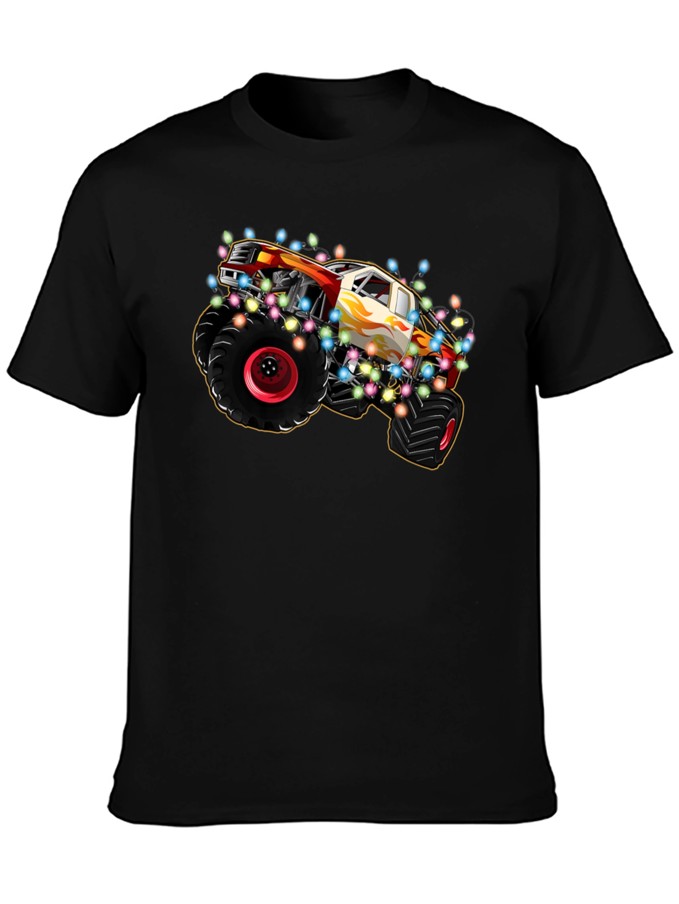 Monster Truck Christmas Lights T-Shirt