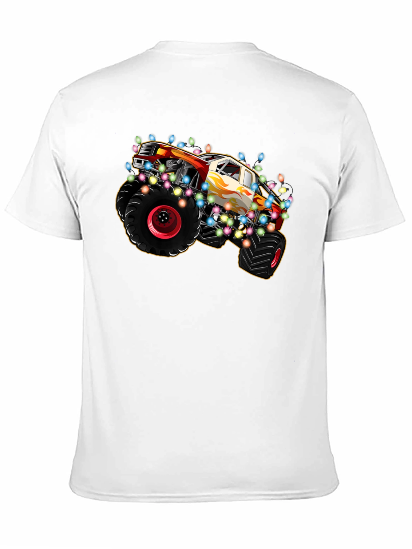 Monster Truck Christmas Lights T-Shirt