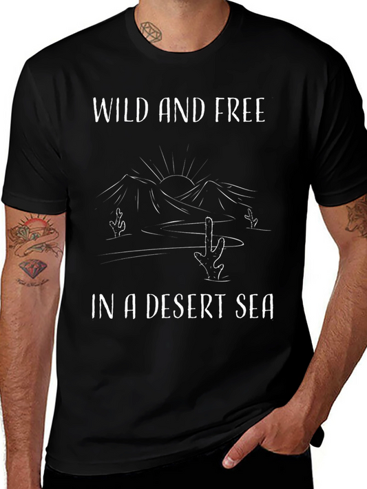 Wild and Free Desert Sea Graphic Tee