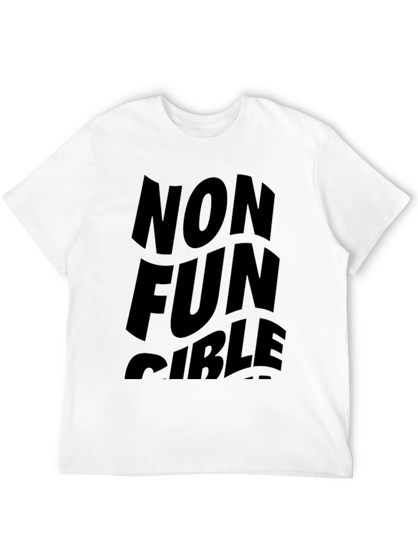 Non Fun Gible Black T-Shirt