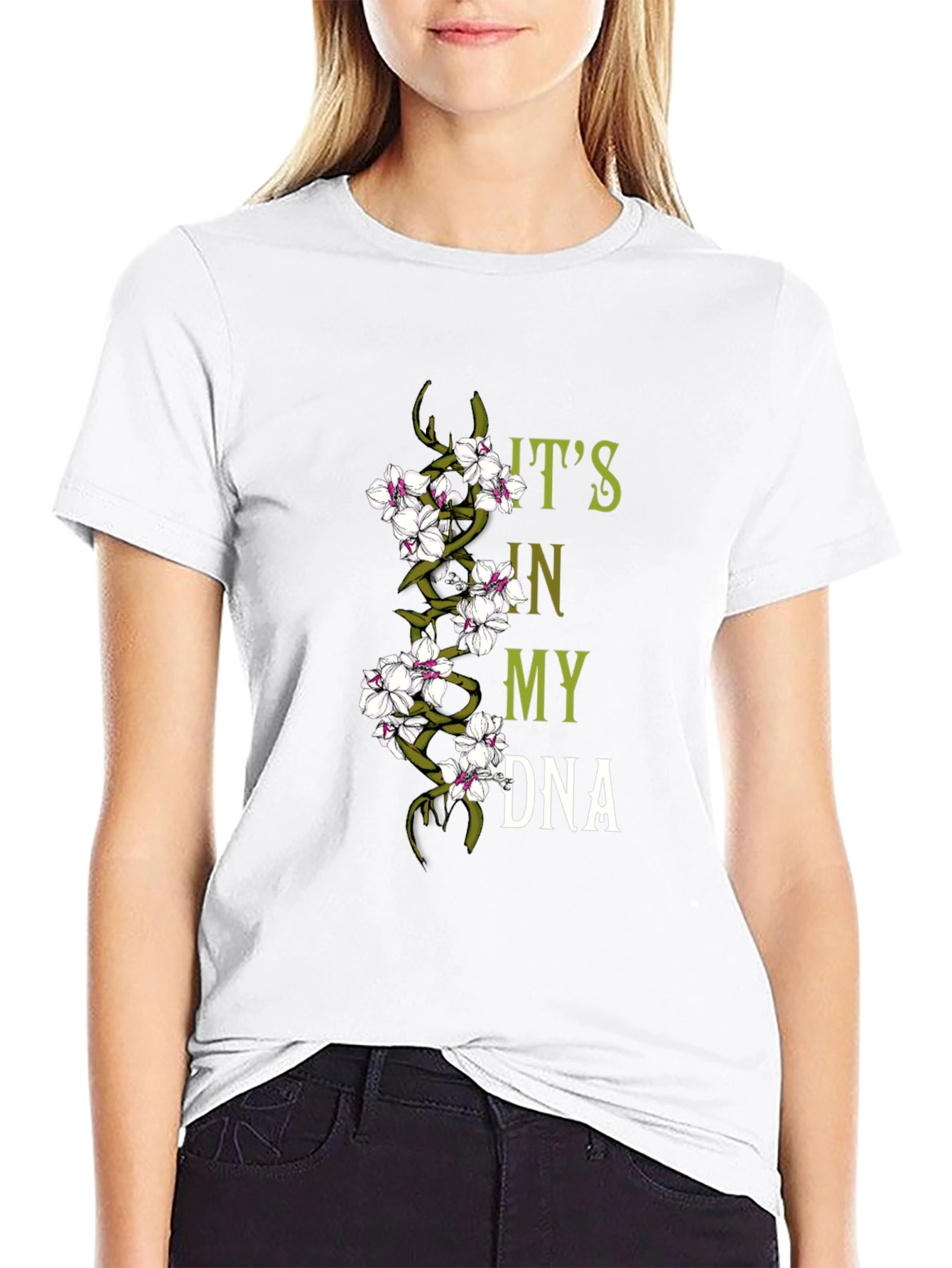 Its in My DNA Floral T-Shirt