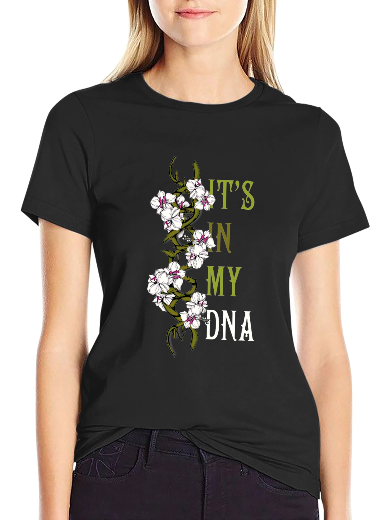 Its in My DNA Floral T-Shirt