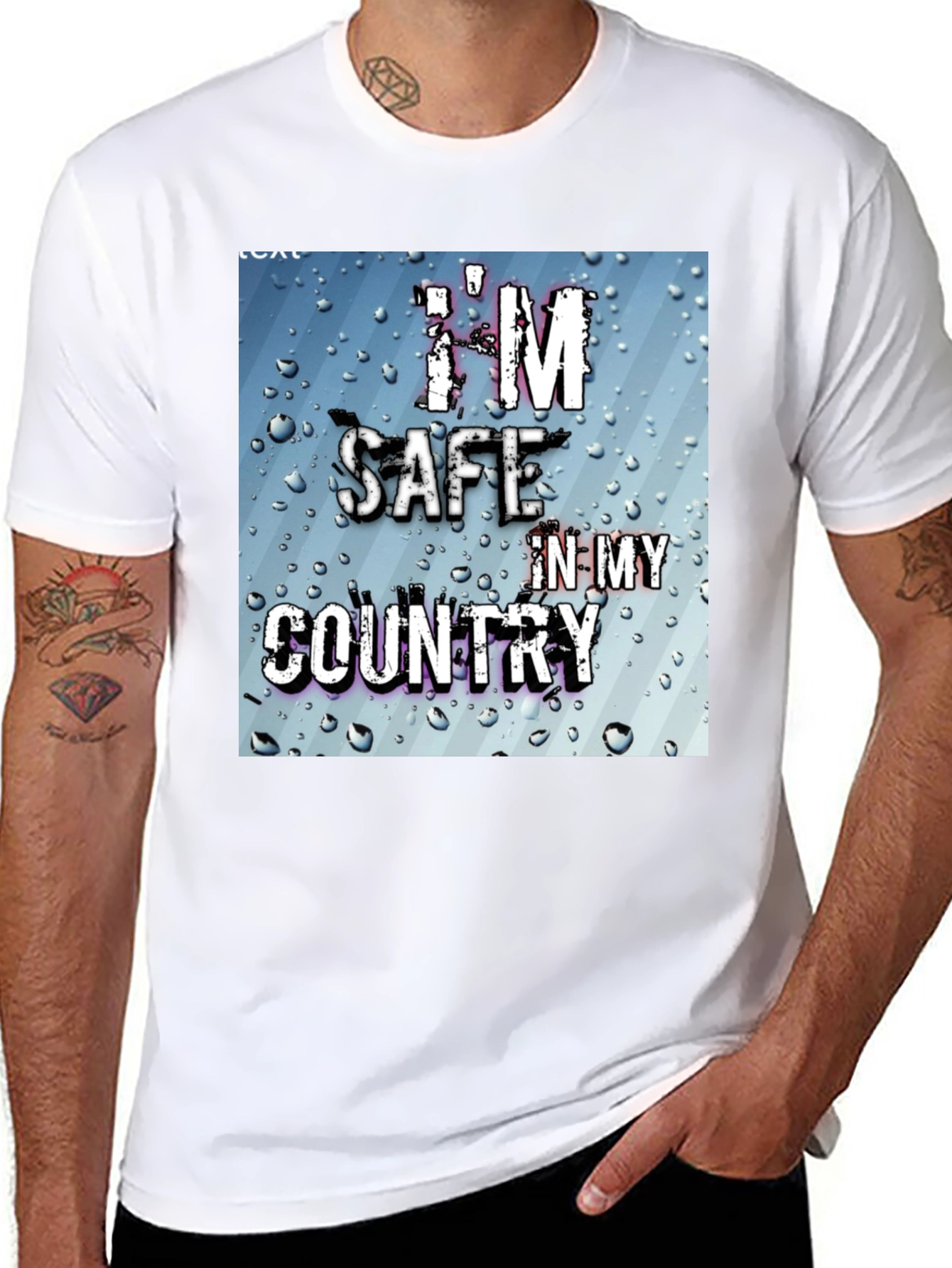 Im Safe In My Country Graphic T-Shirt