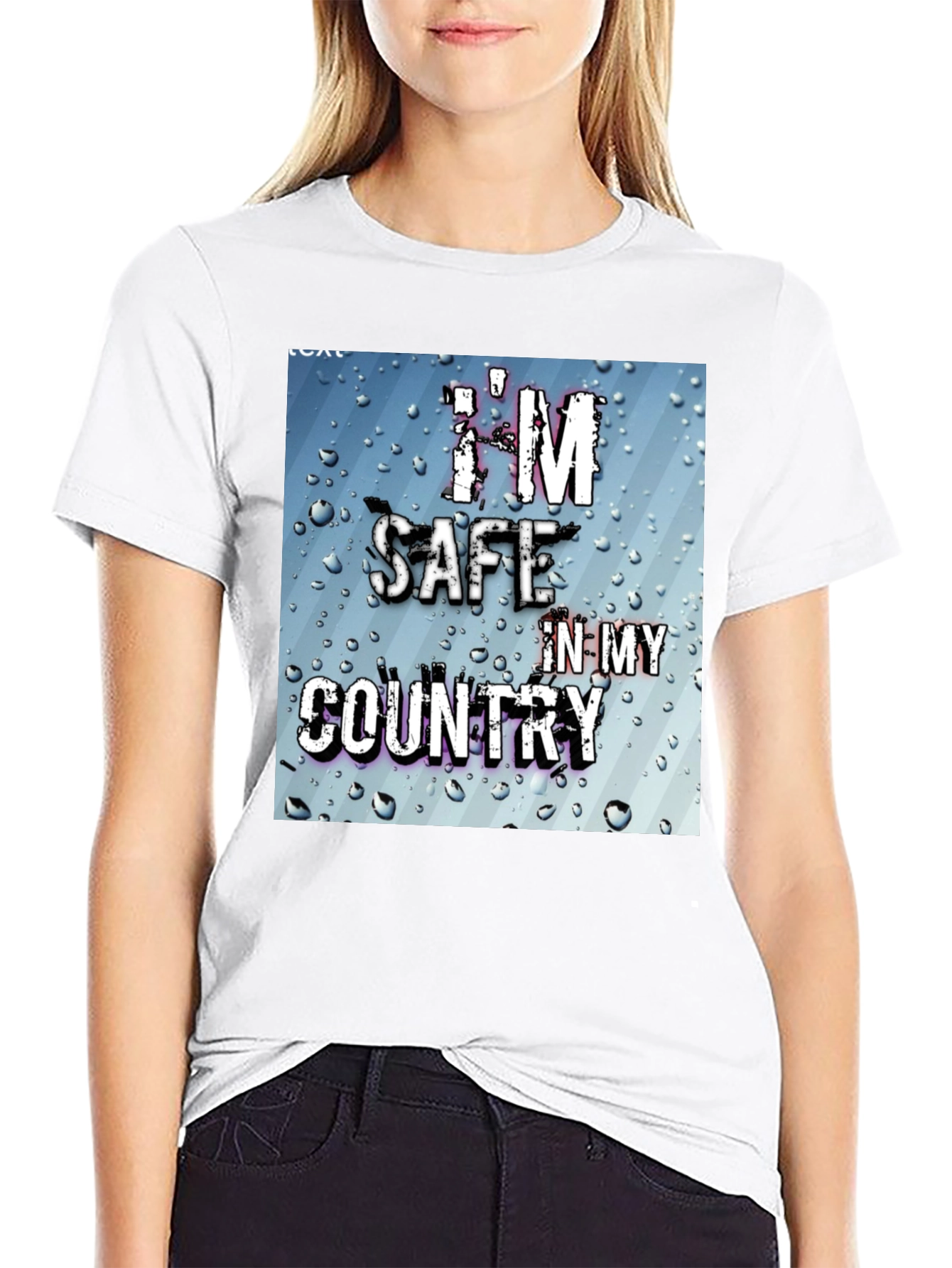 Im Safe In My Country Graphic T-Shirt