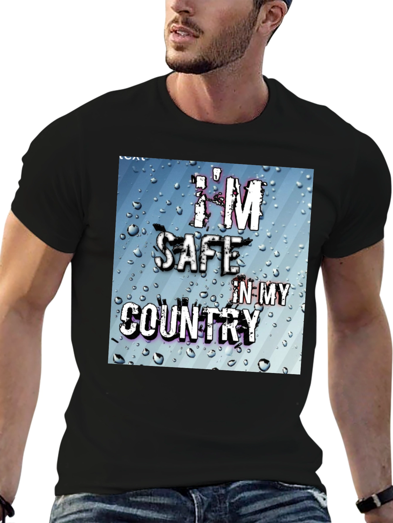 Im Safe In My Country Graphic T-Shirt