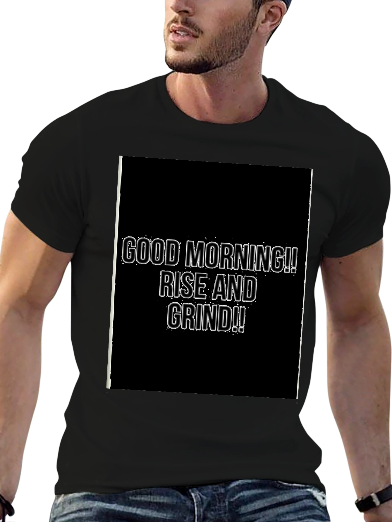 Rise and Grind Graphic Tee - Motivational T-Shirt
