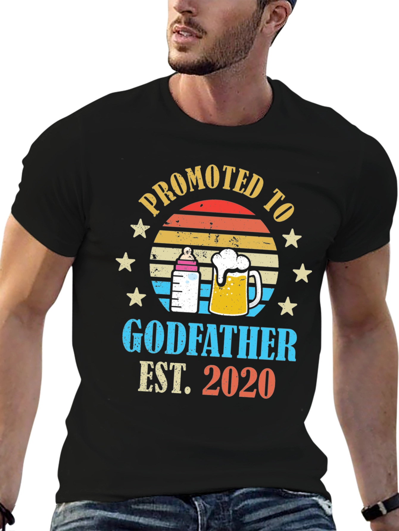Promoted to Godfather Est. 2020 T-Shirt