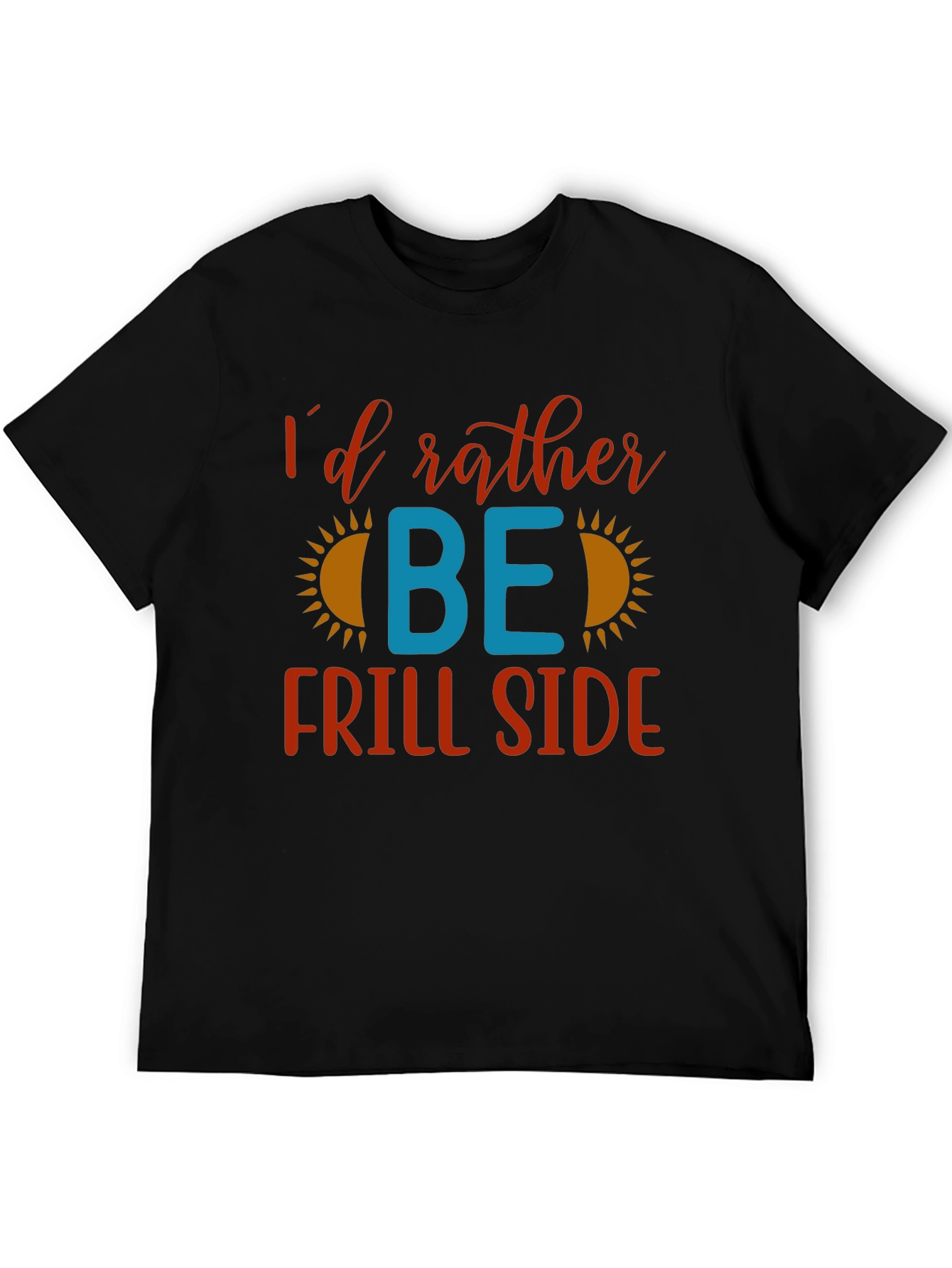 Id Rather Be Frill Side T-Shirt