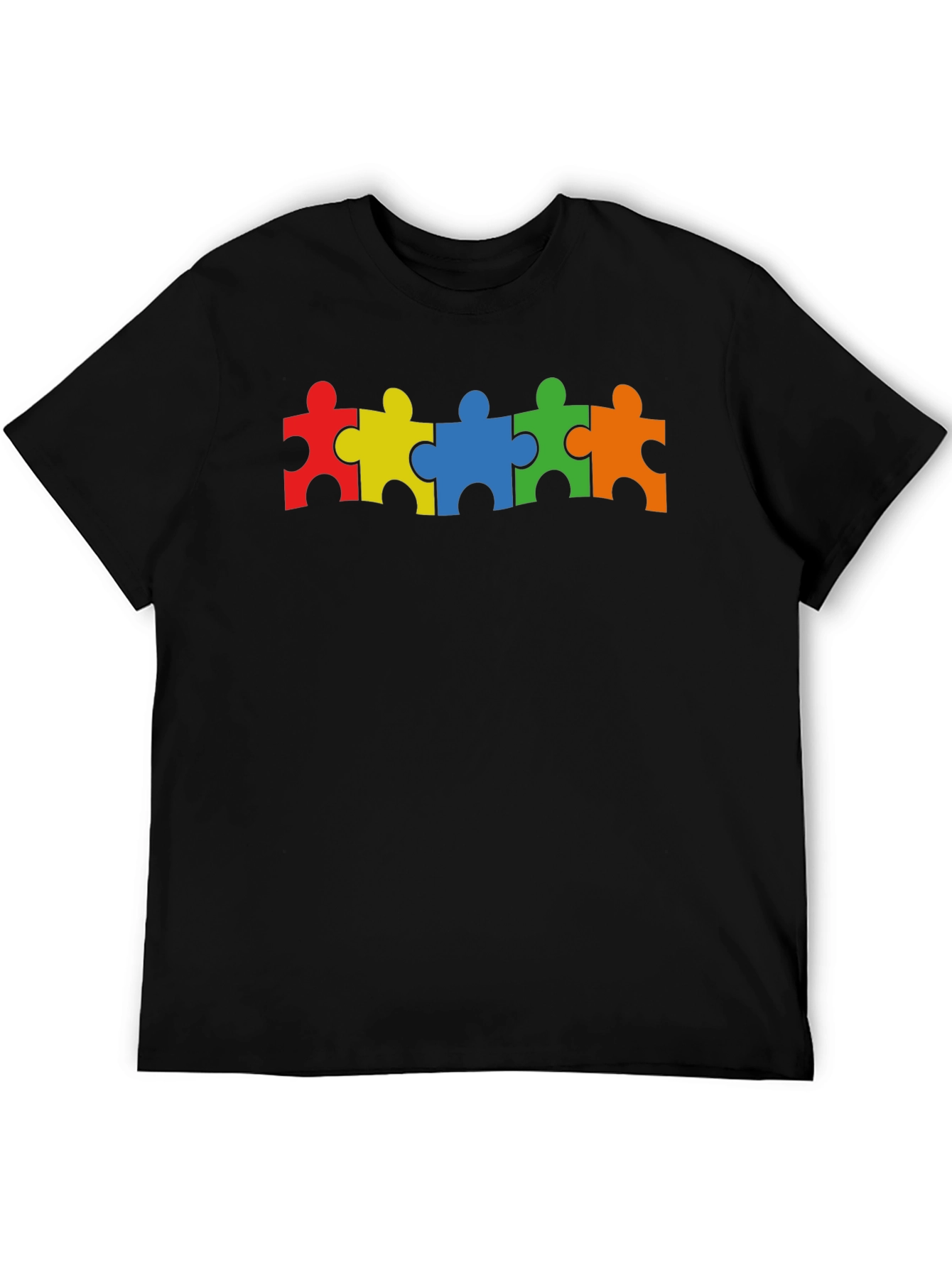Autism Awareness Puzzle Piece Graphic Tee
