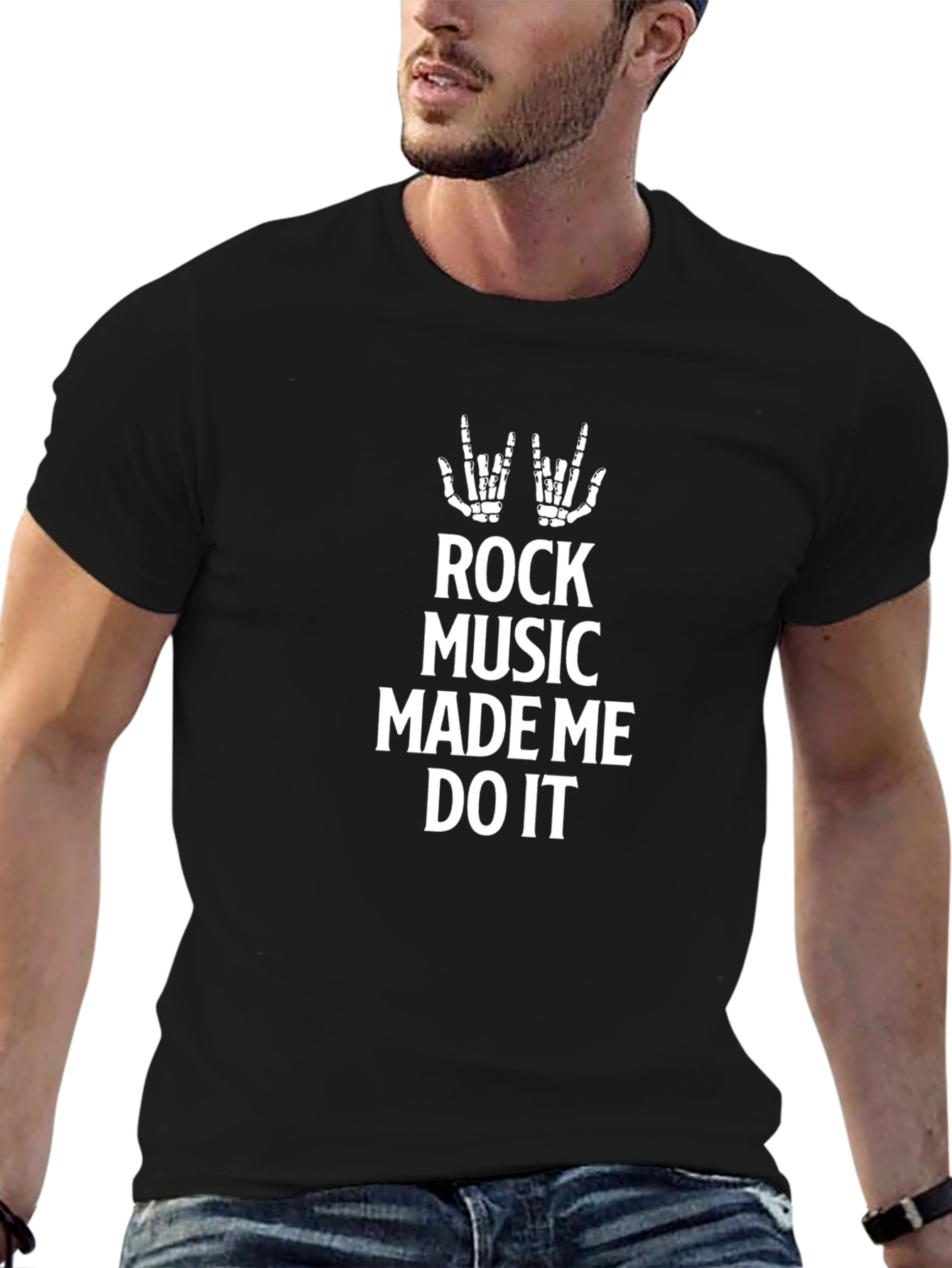 Rock Music Made Me Do It - Graphic Tee