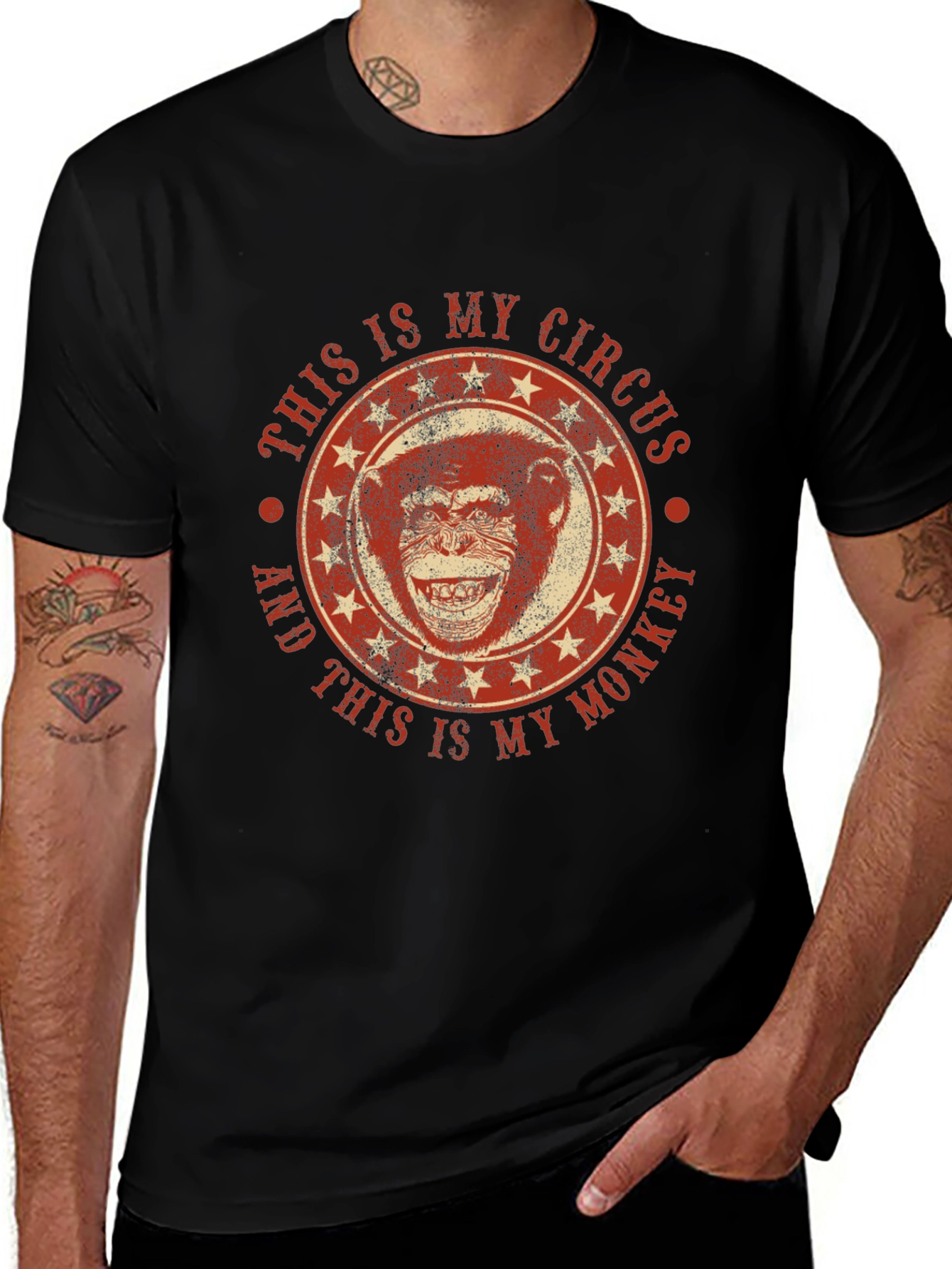 My Circus Monkey Graphic Tee