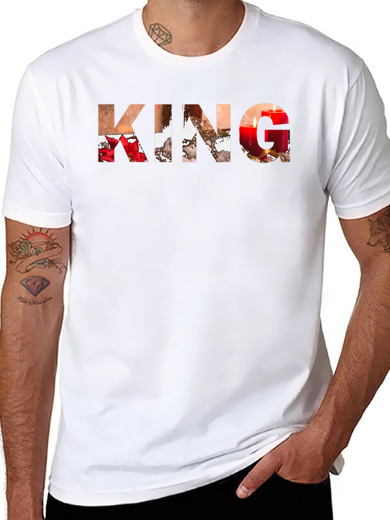 King Graphic Tee - Trendy Mens T-Shirt