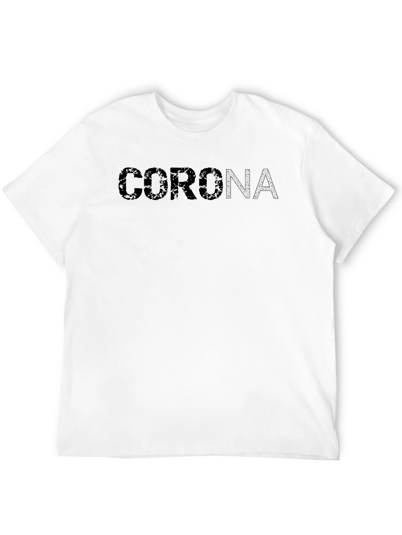 Corona Graphic Black T-Shirt - Mens