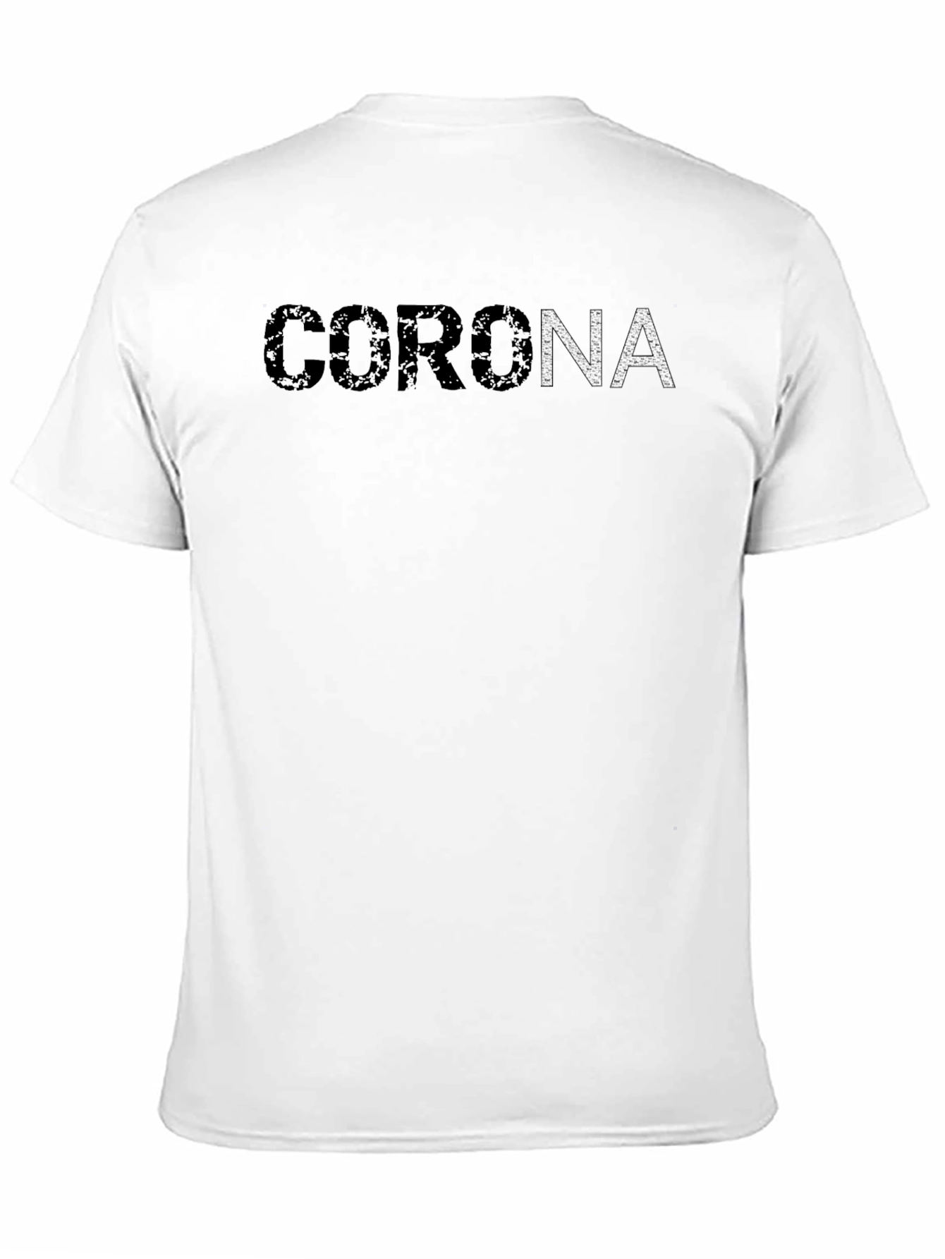Corona Graphic Black T-Shirt - Mens