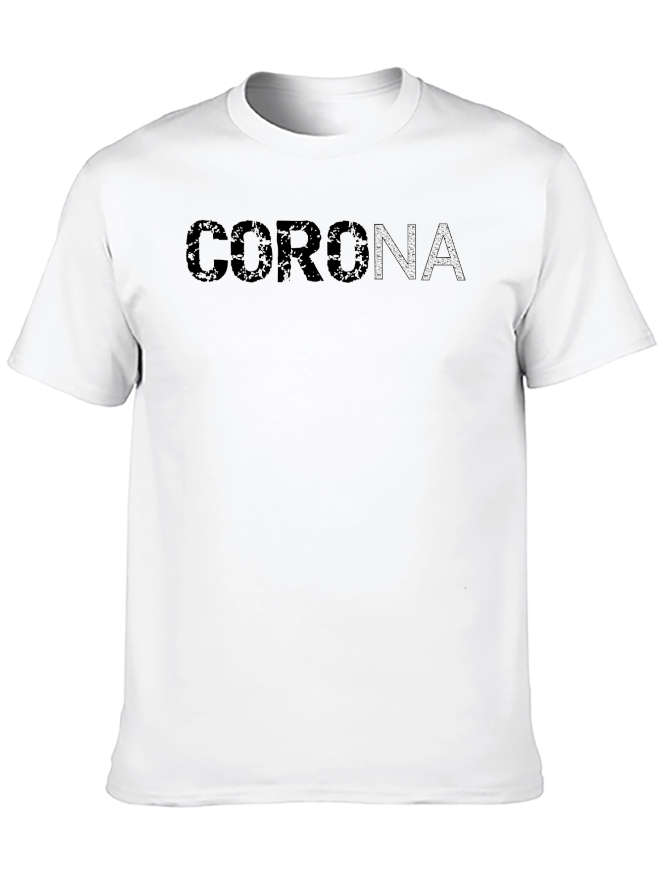 Corona Graphic Black T-Shirt - Mens