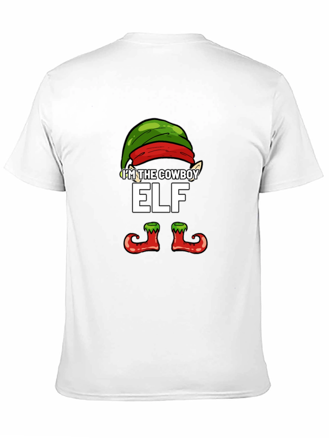 Im The Cowboy Elf T-Shirt Christmas Holiday Party Tee