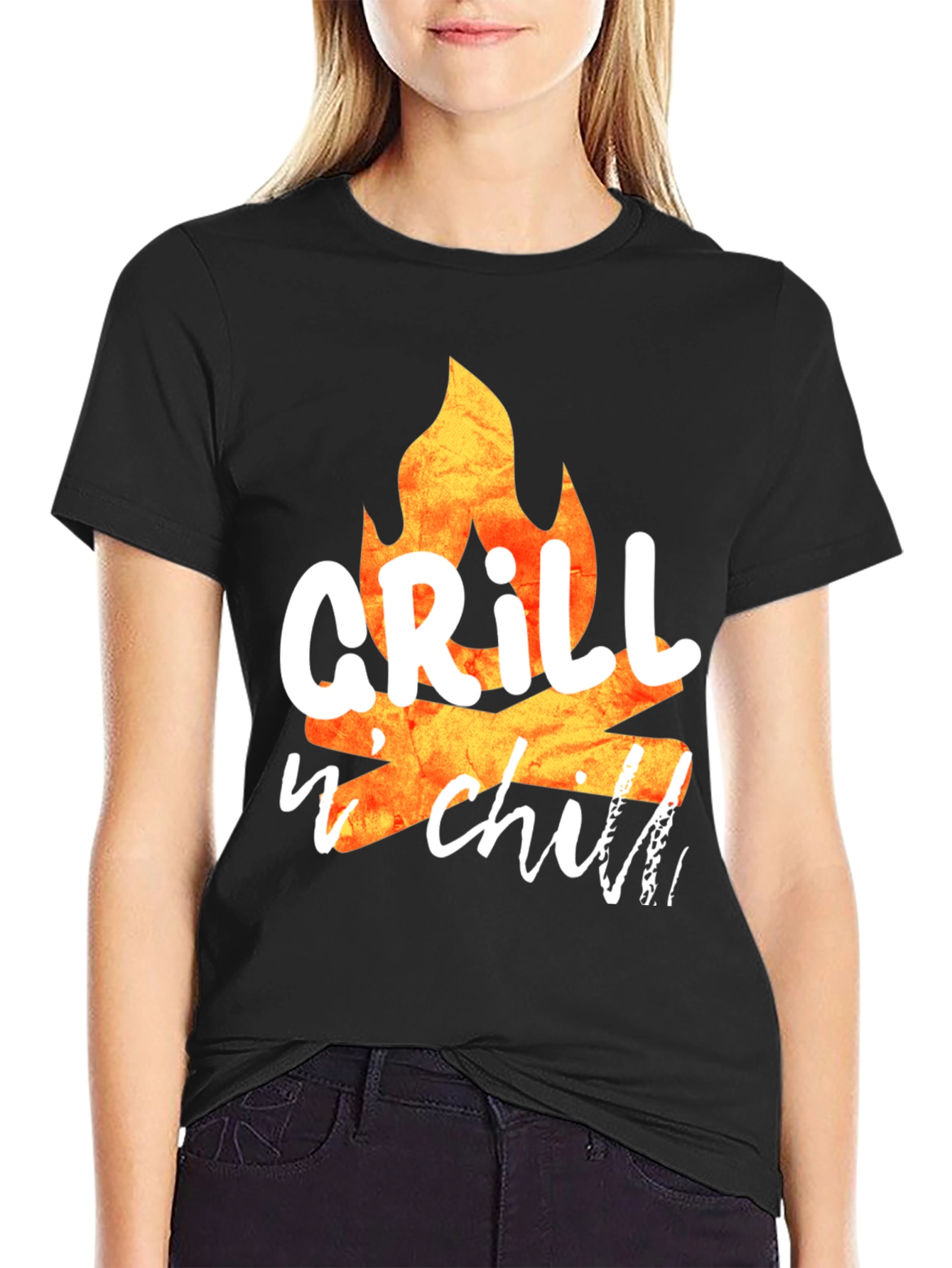 Grill n Chill Graphic Tee - BBQ Vibes